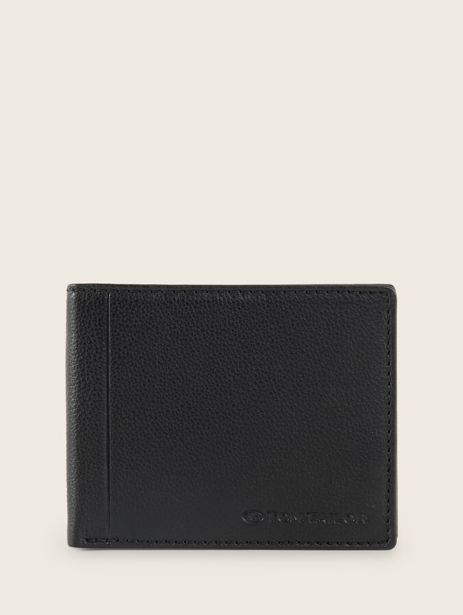 TTBELA leren portemonnee door Men, schwarz / black
