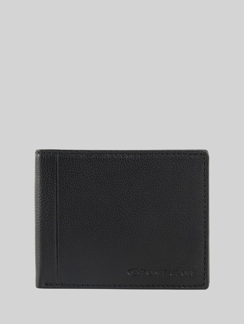 TTBELA Brieftasche aus Leder von Men, schwarz / black