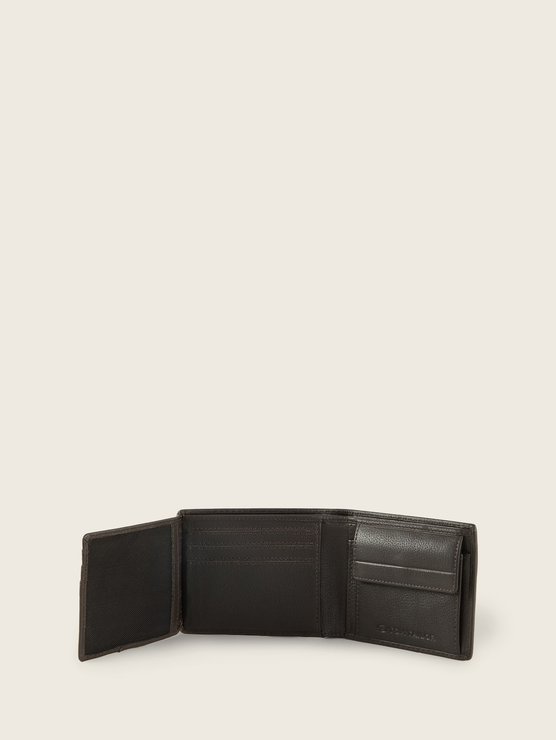 TTBELA Brieftasche aus Leder - dark brown - seitliche Produkt-Ansicht 