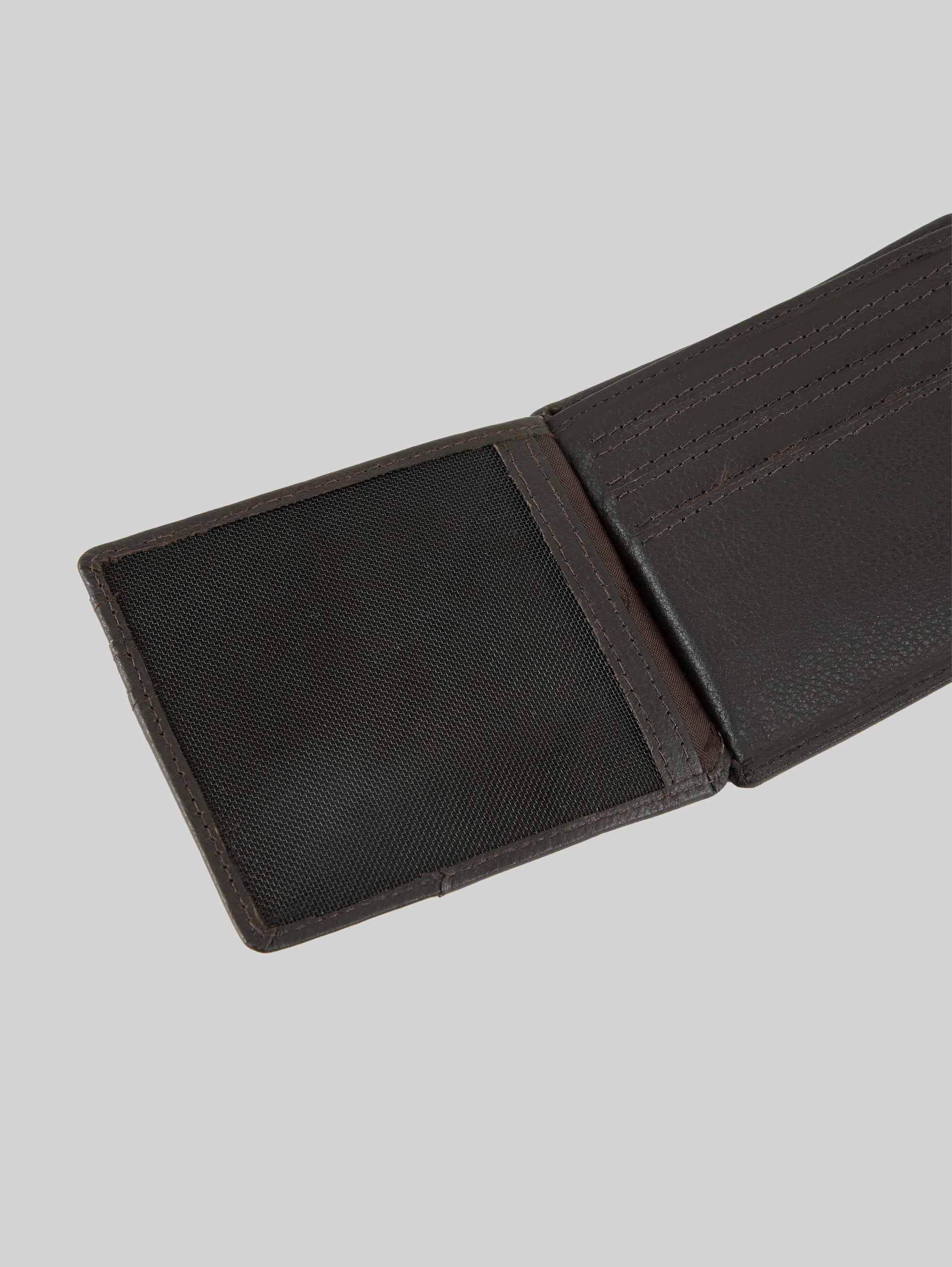 TTBELA Brieftasche aus Leder - dark brown - seitliche Produkt-Ansicht 