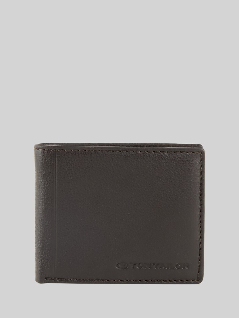 TTBELA Brieftasche aus Leder von Men, dark brown