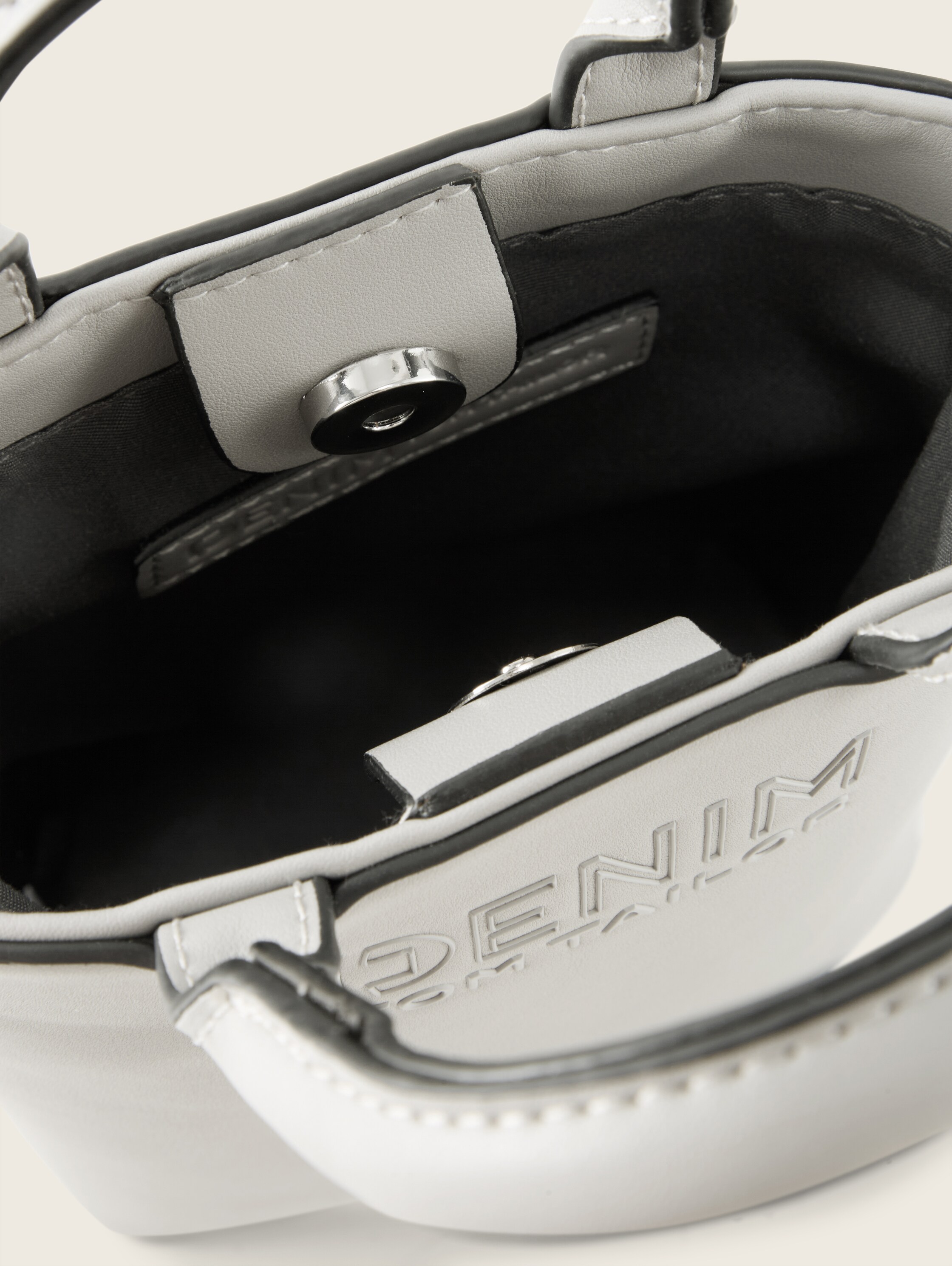 TTHEIDY S Umhängetasche mit Logo-Prägung - light_grey - 