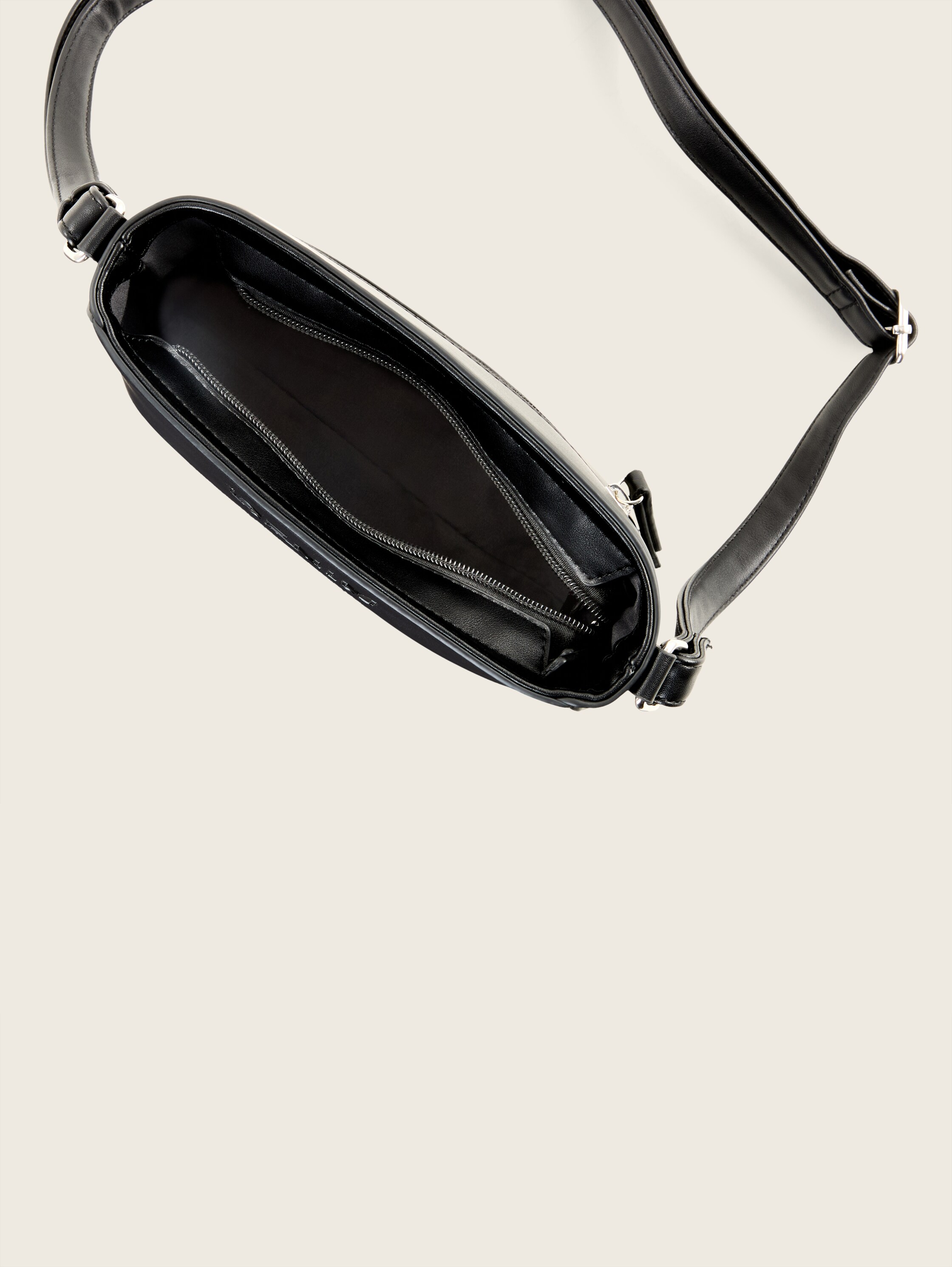 TTHEIDY S Umhängetasche mit Logo-Prägung - schwarz_black - 