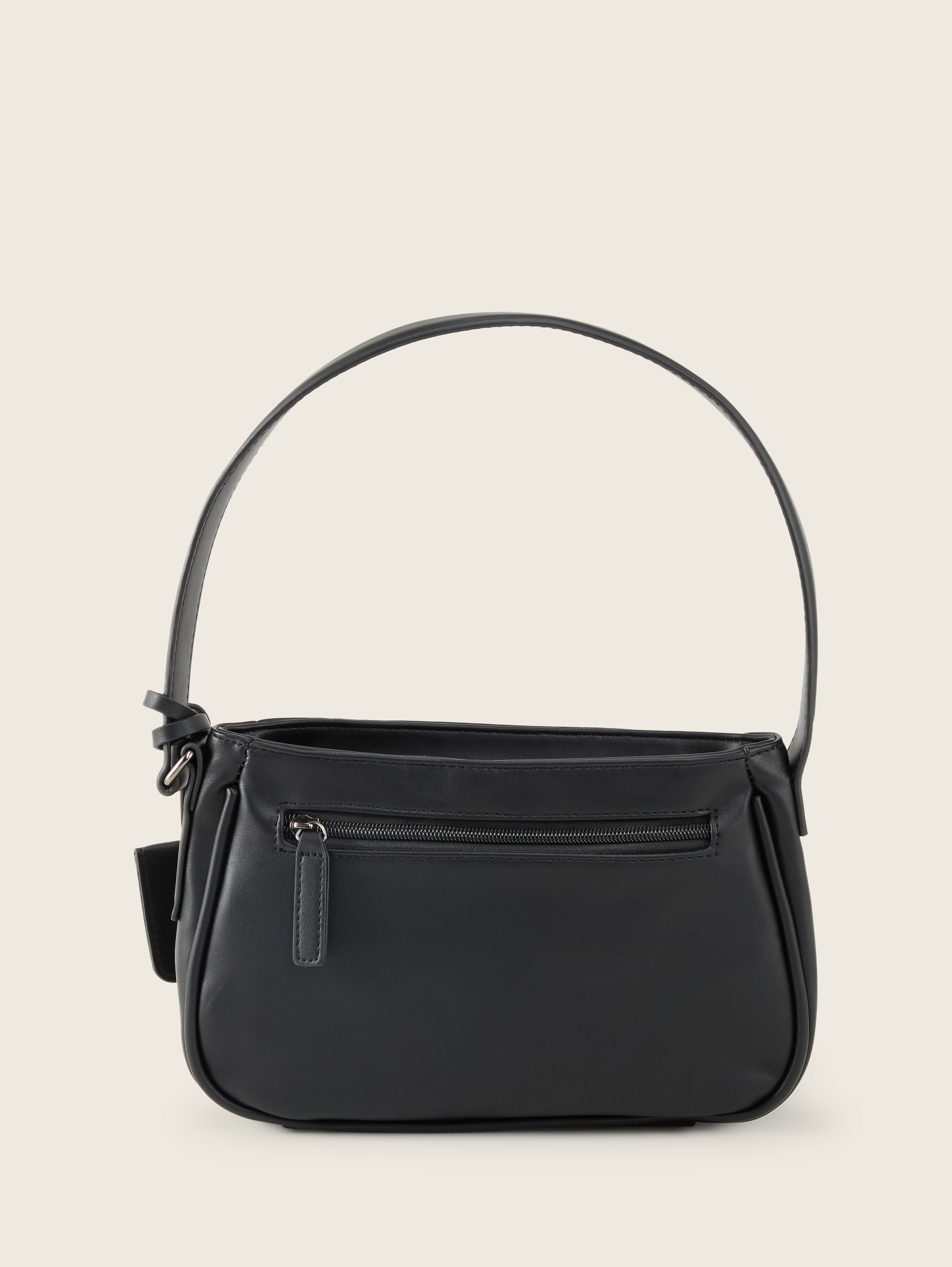 TTBENA Schultertasche mit Logo-Anhänger - schwarz_black - 