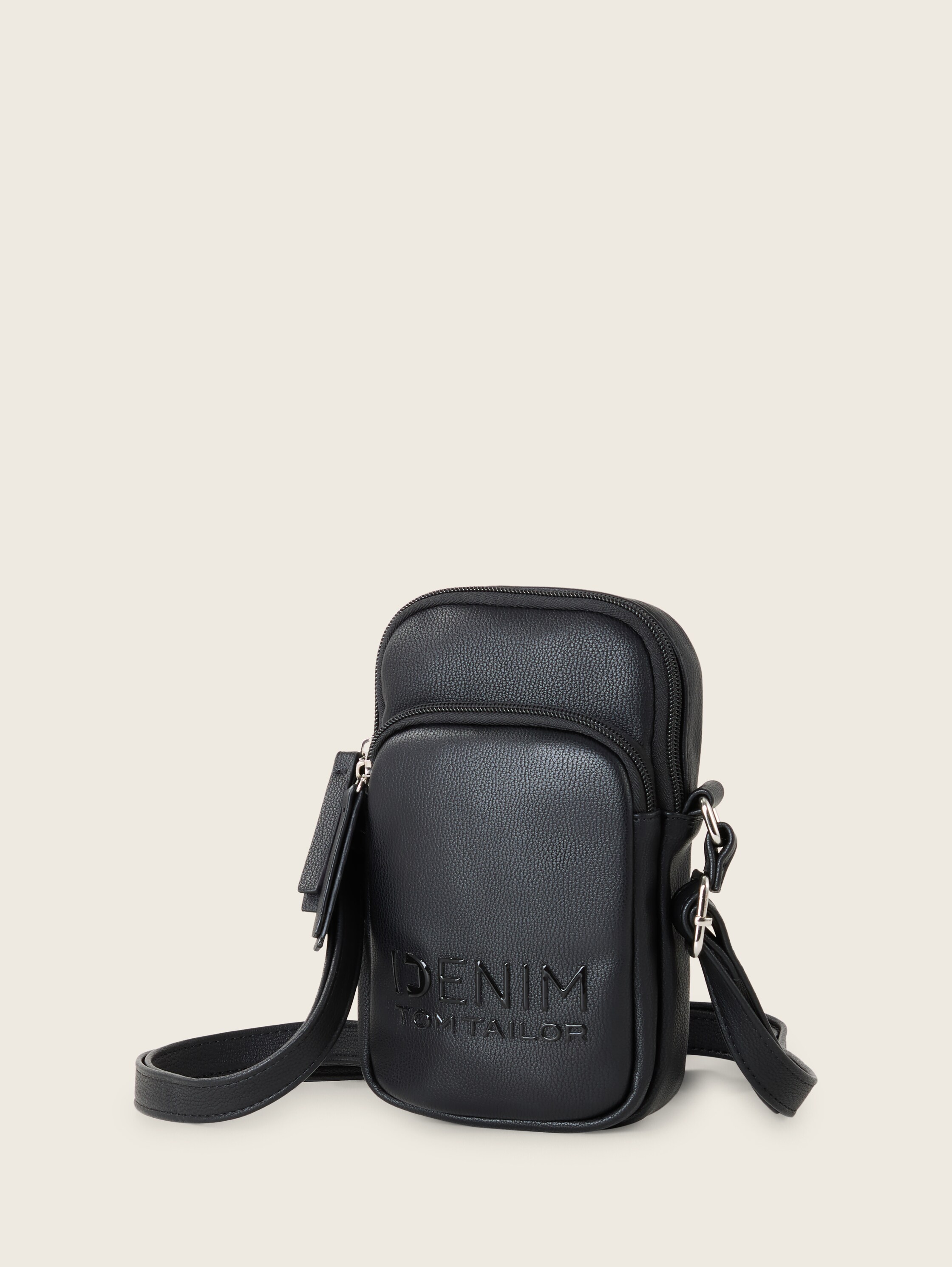 TTMAXIME Smartphone Tasche mit Logo-Print - schwarz_black - 