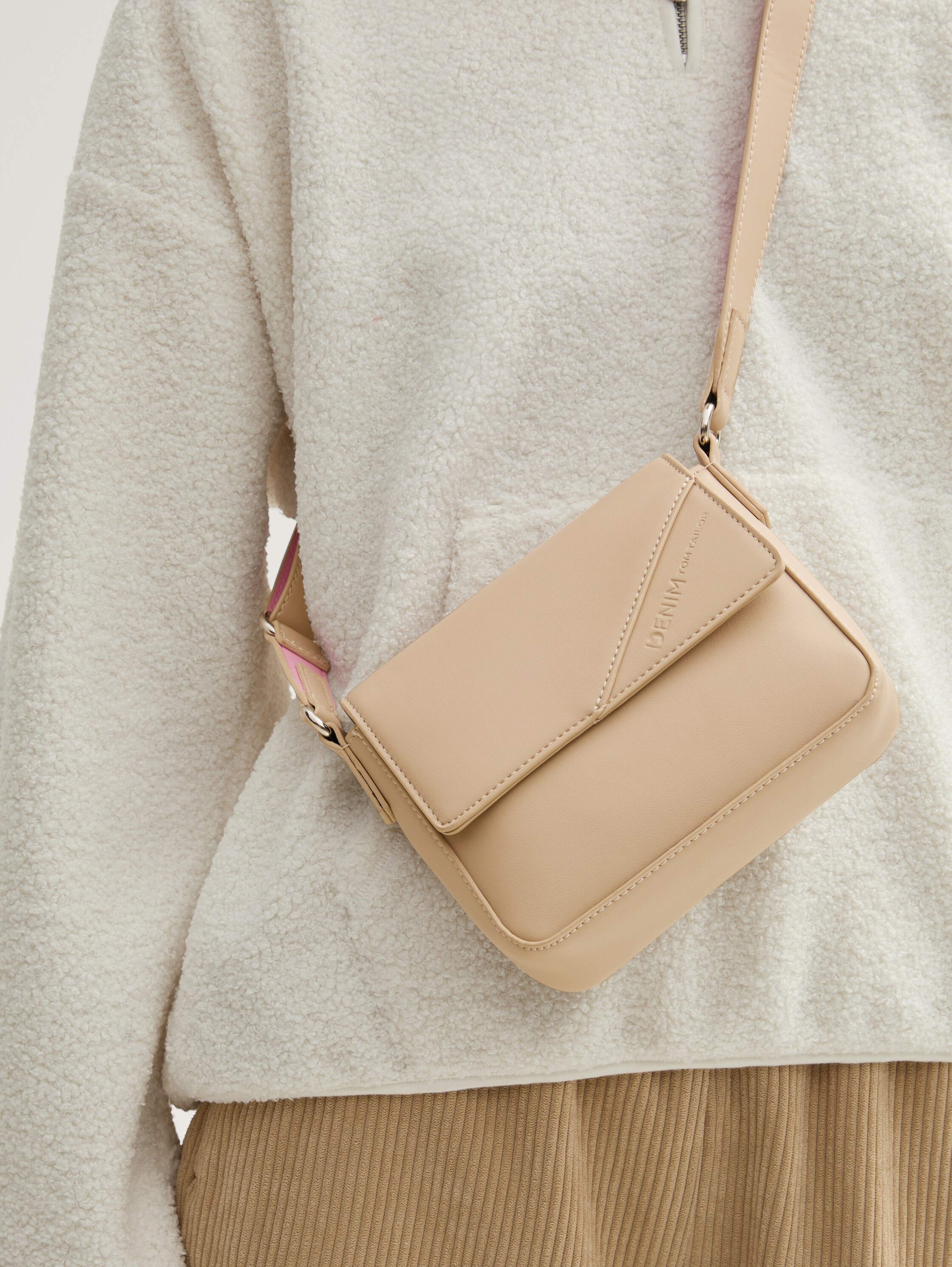 TTPERIYA XS Umhängetasche mit Details in Kontrastfarben - mixed_beige - 