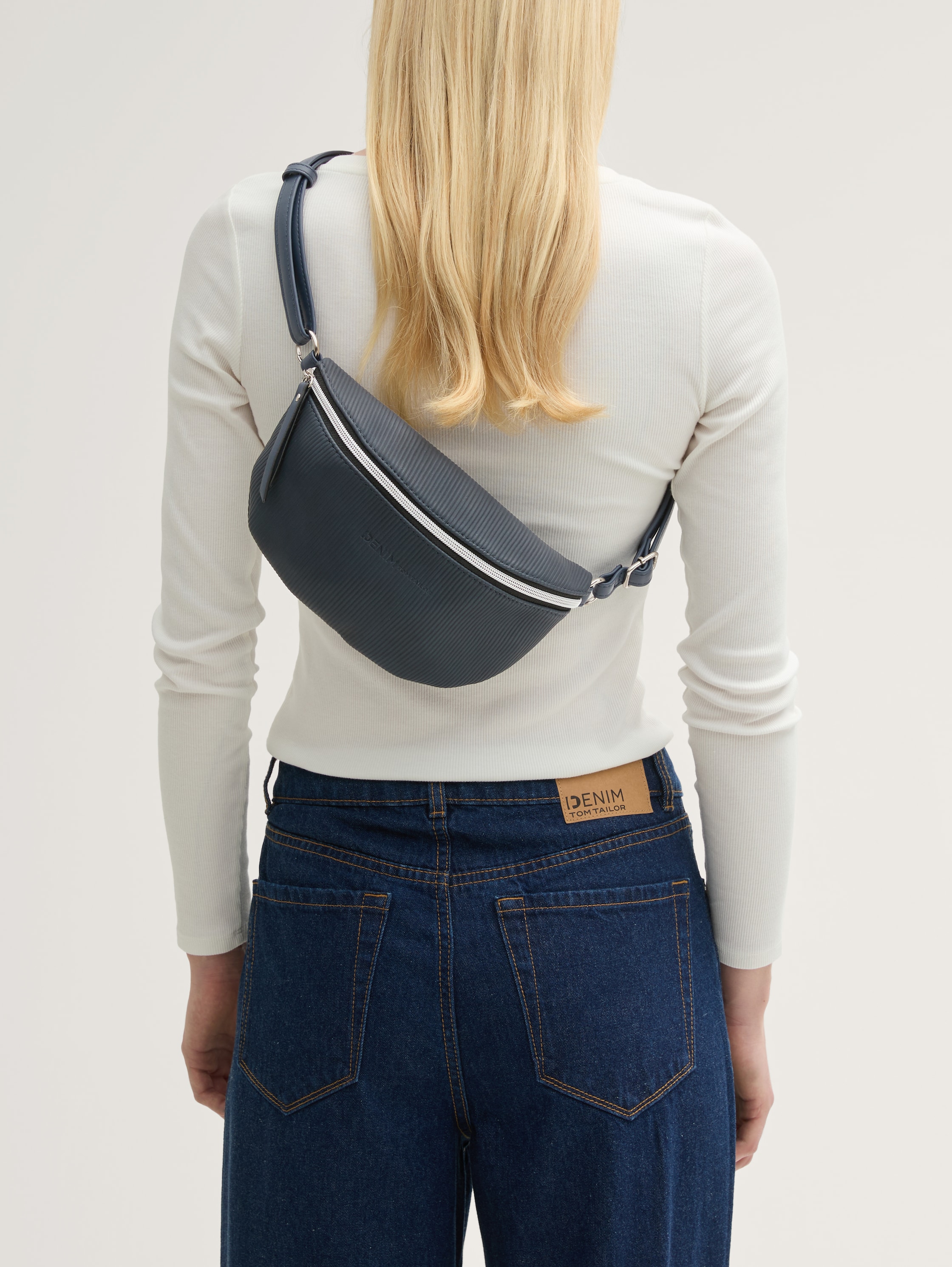 TTROSIE riemtas in ribfluweellook - dark_blue_1 - 