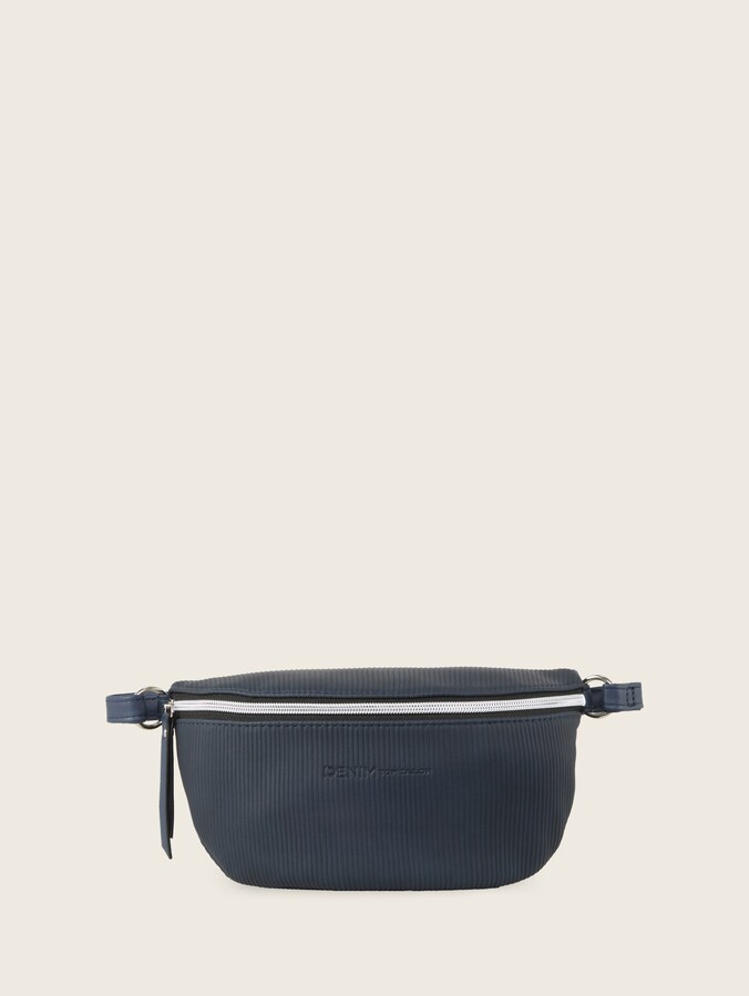 TTROSIE belt bag in corduroy look by Denim Female, dark blue