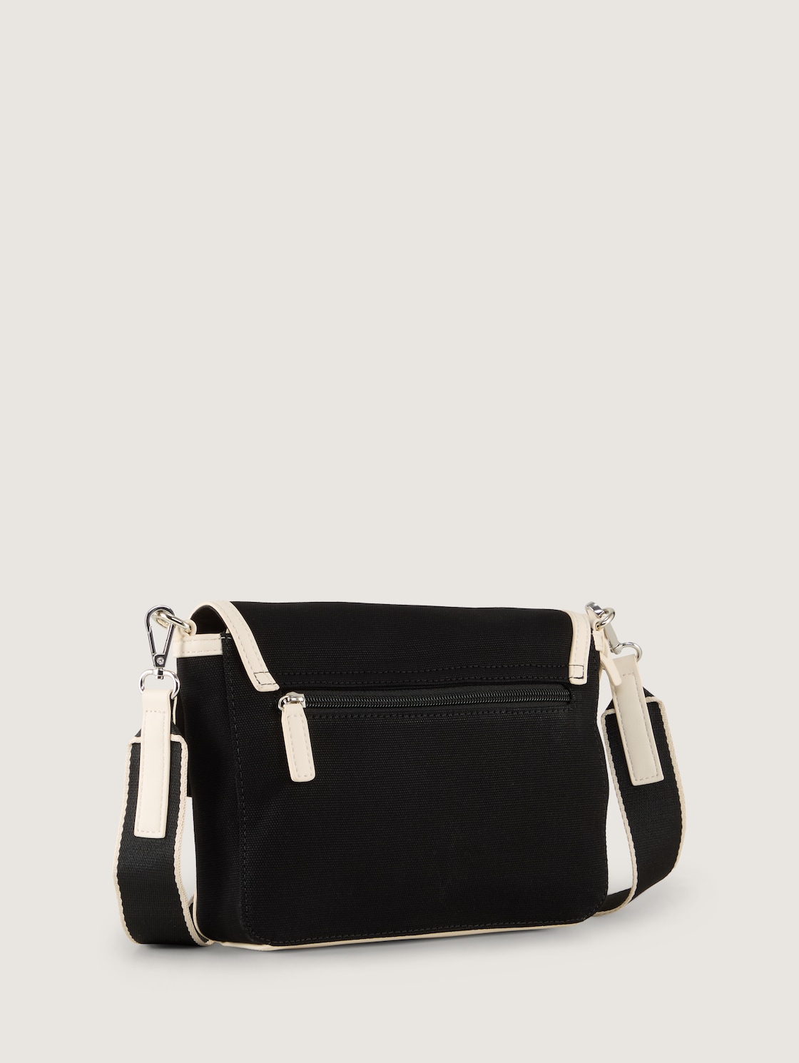 TTSUZI M Schultertasche mit kontrastierenden Kantendetails - schwarz / black - Produkt-Rückansicht