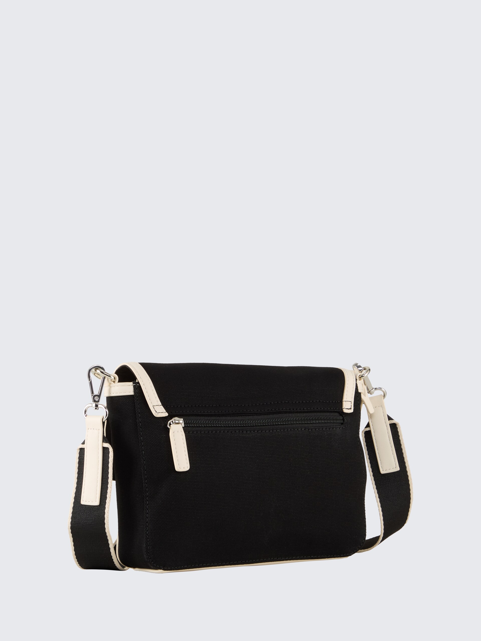TTSUZI M Schultertasche mit kontrastierenden Kantendetails - schwarz / black - Produkt-Rückansicht