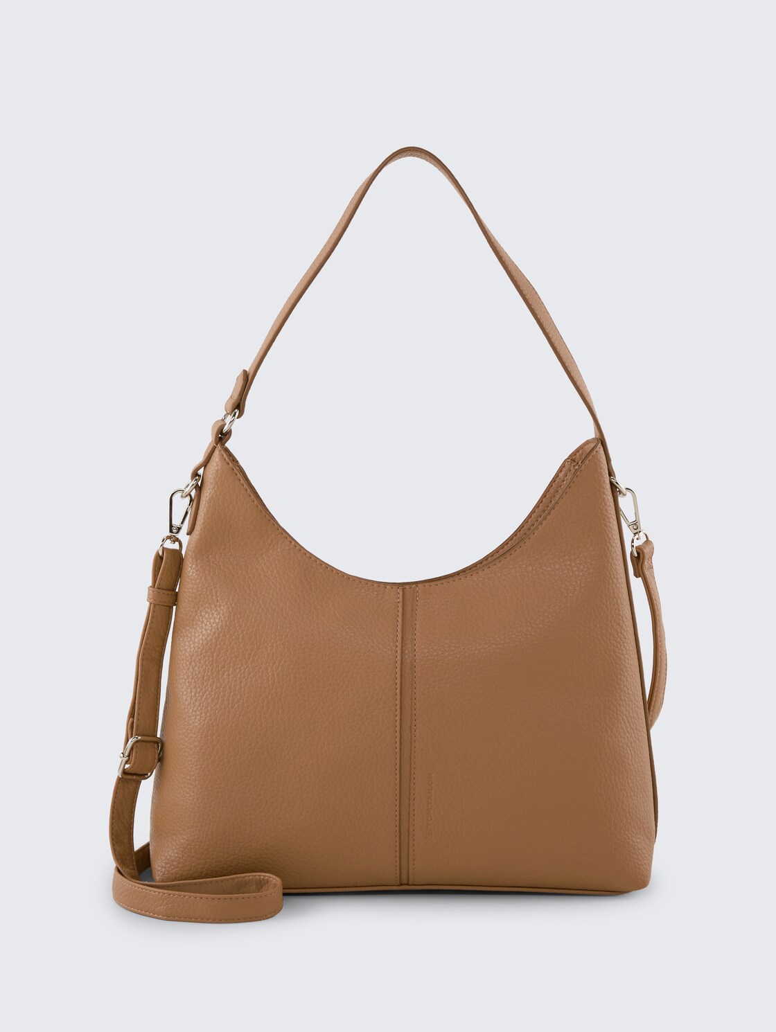 TTJEMA M Beuteltasche mit Ziernaht - camel / camel nature - Vorder-Produkt-Ansicht