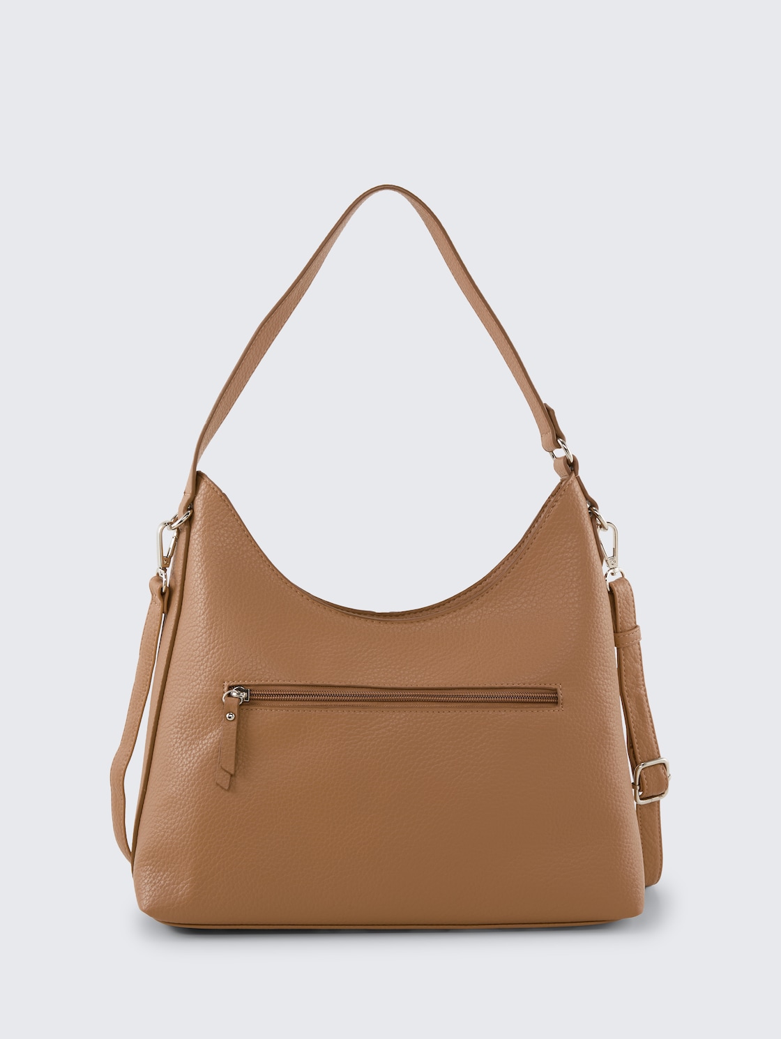 TTJEMA M Beuteltasche mit Ziernaht - camel / camel nature - Produkt-Rückansicht