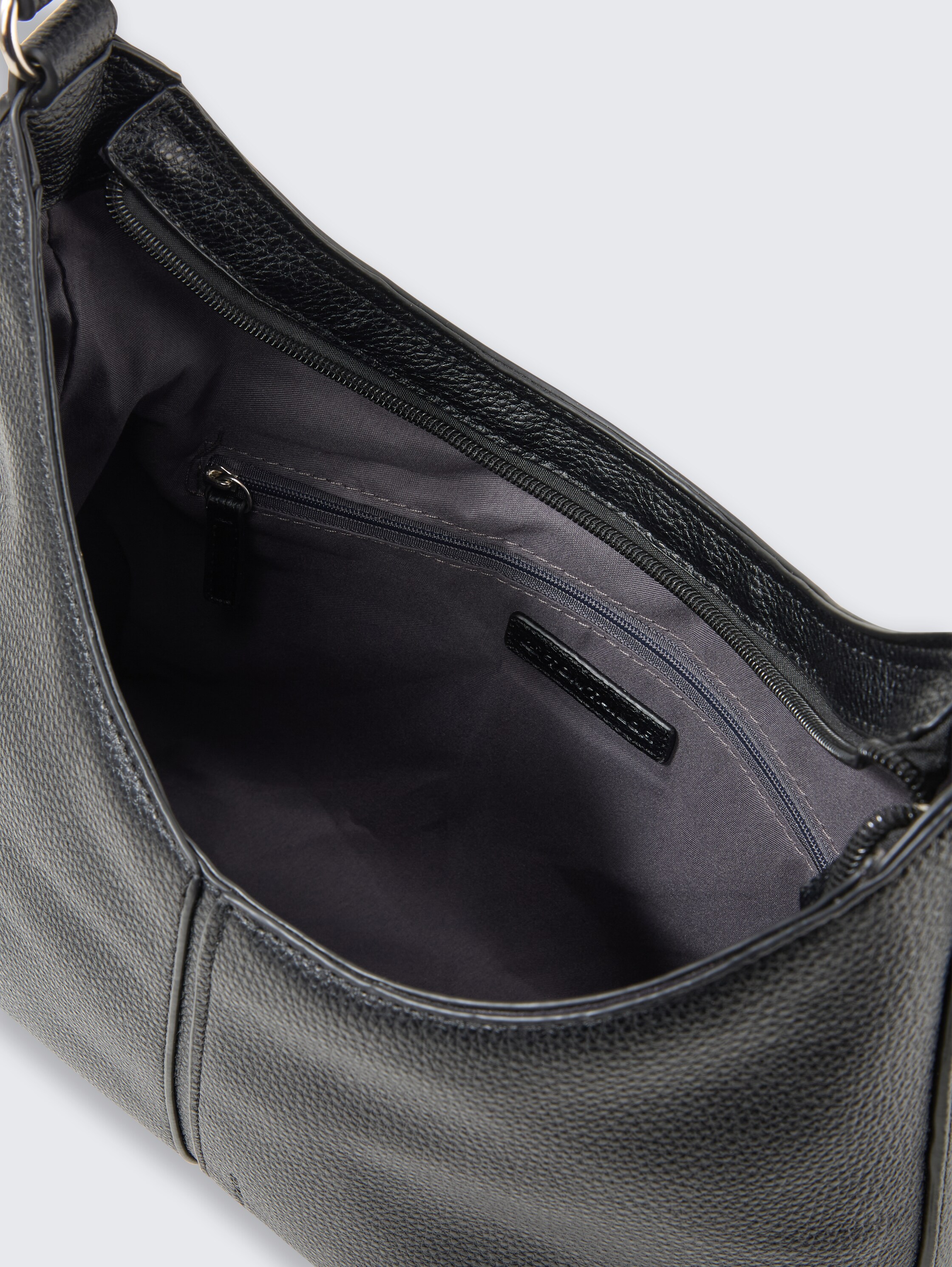 TTJEMA M Beuteltasche mit Ziernaht - schwarz_black - 