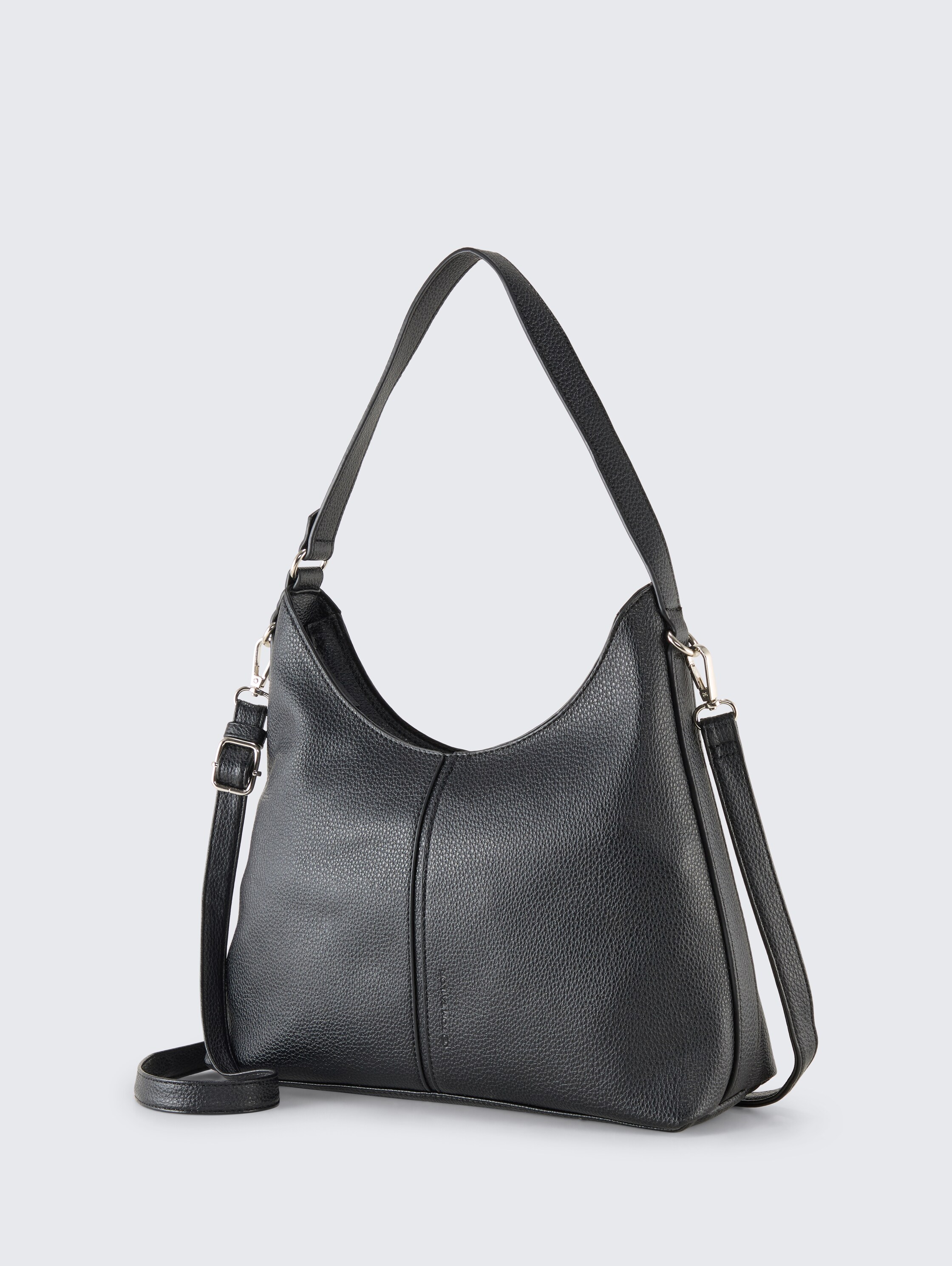 TTJEMA M Beuteltasche mit Ziernaht - schwarz_black - 