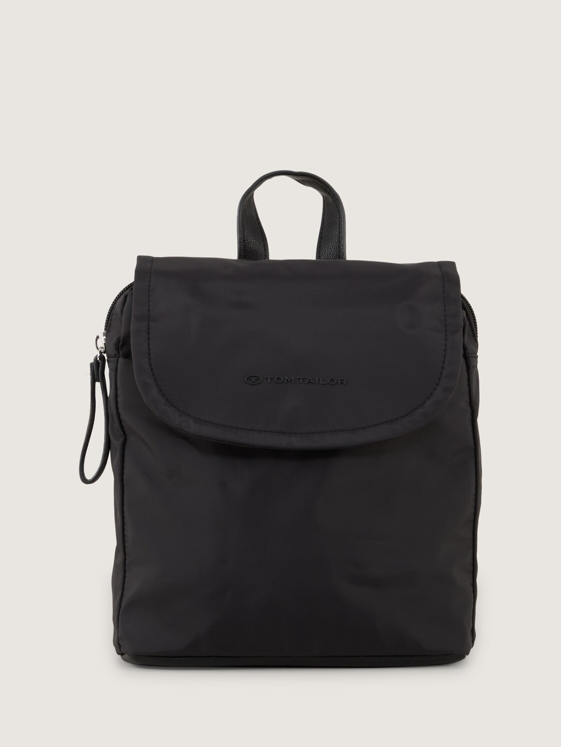 TTSANSA M Rucksack mit Überschlag - schwarz / black - Vorder-Produkt-Ansicht