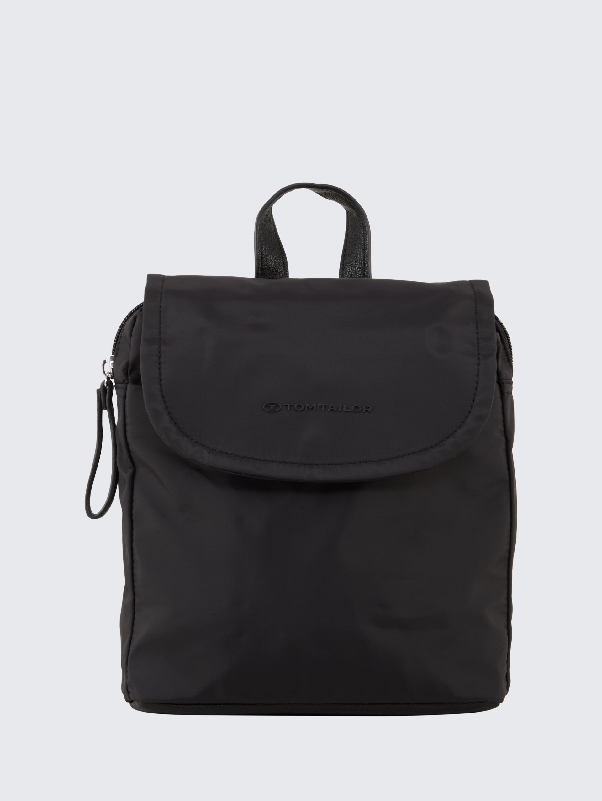 TTSANSA M Rucksack mit Überschlag - schwarz / black - Vorder-Produkt-Ansicht