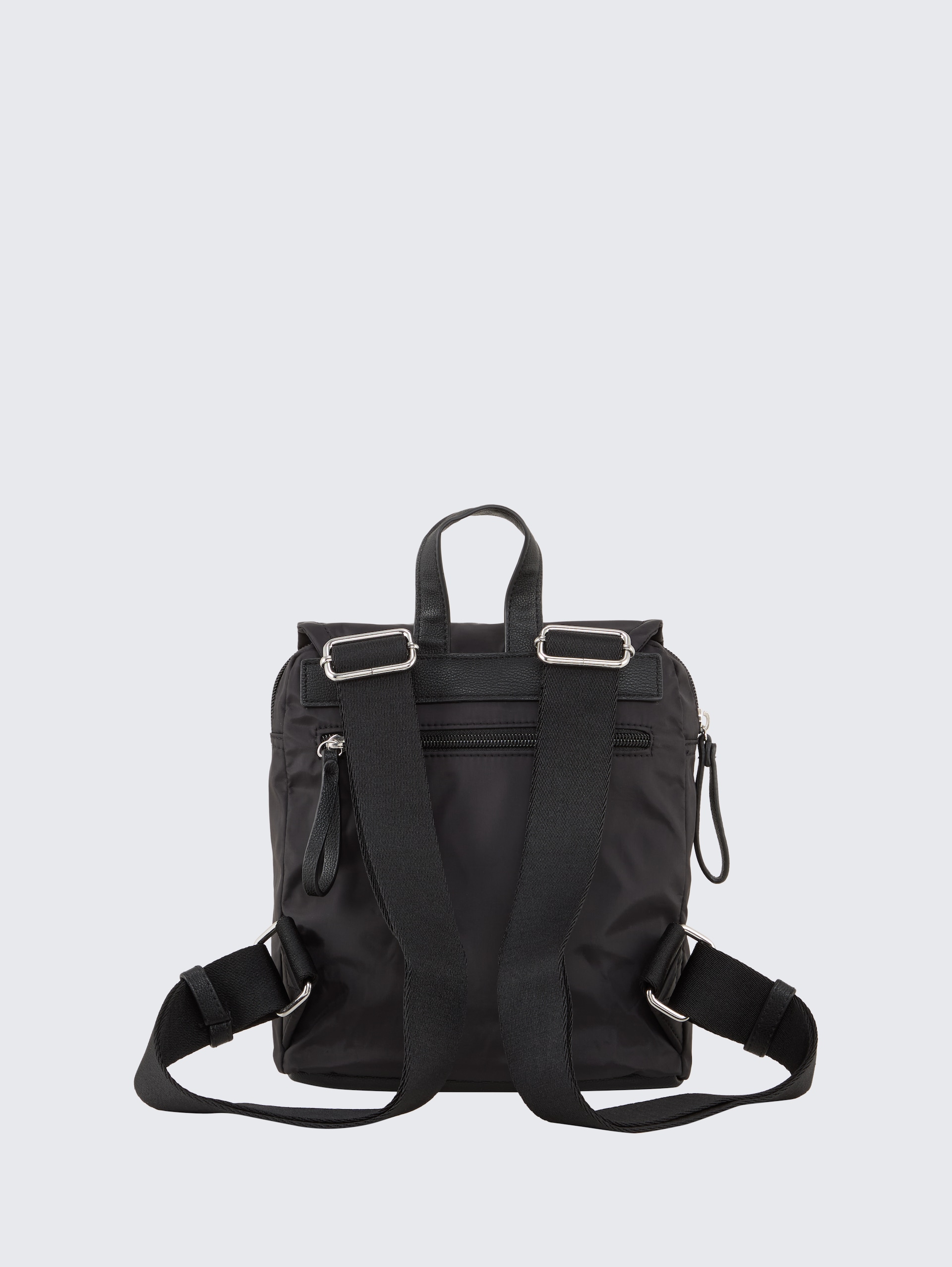 TTSANSA M Rucksack mit Überschlag - schwarz / black - Produkt-Rückansicht