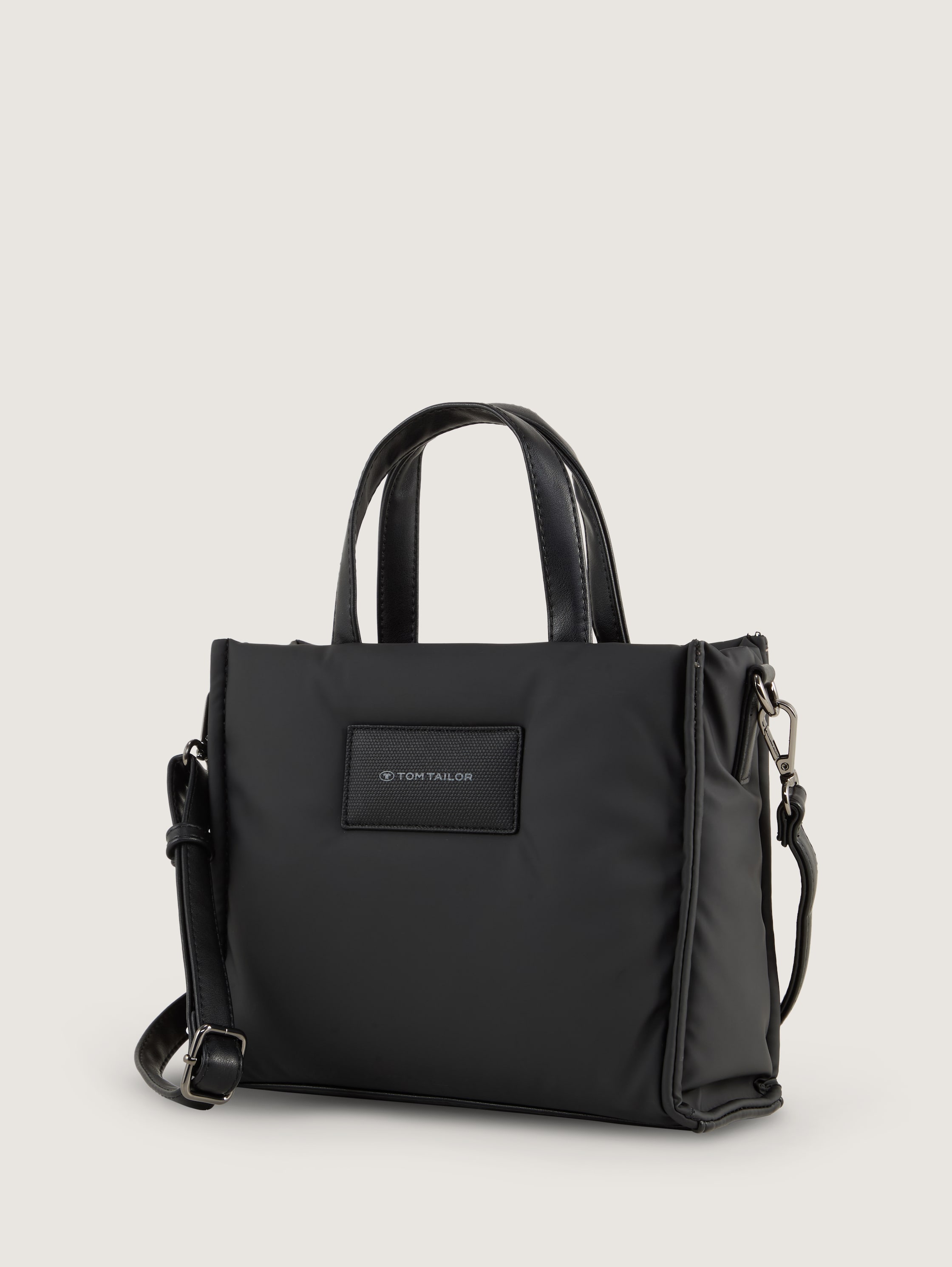 TTPATTI S shopper met ritssluiting en padding - schwarz_black - 