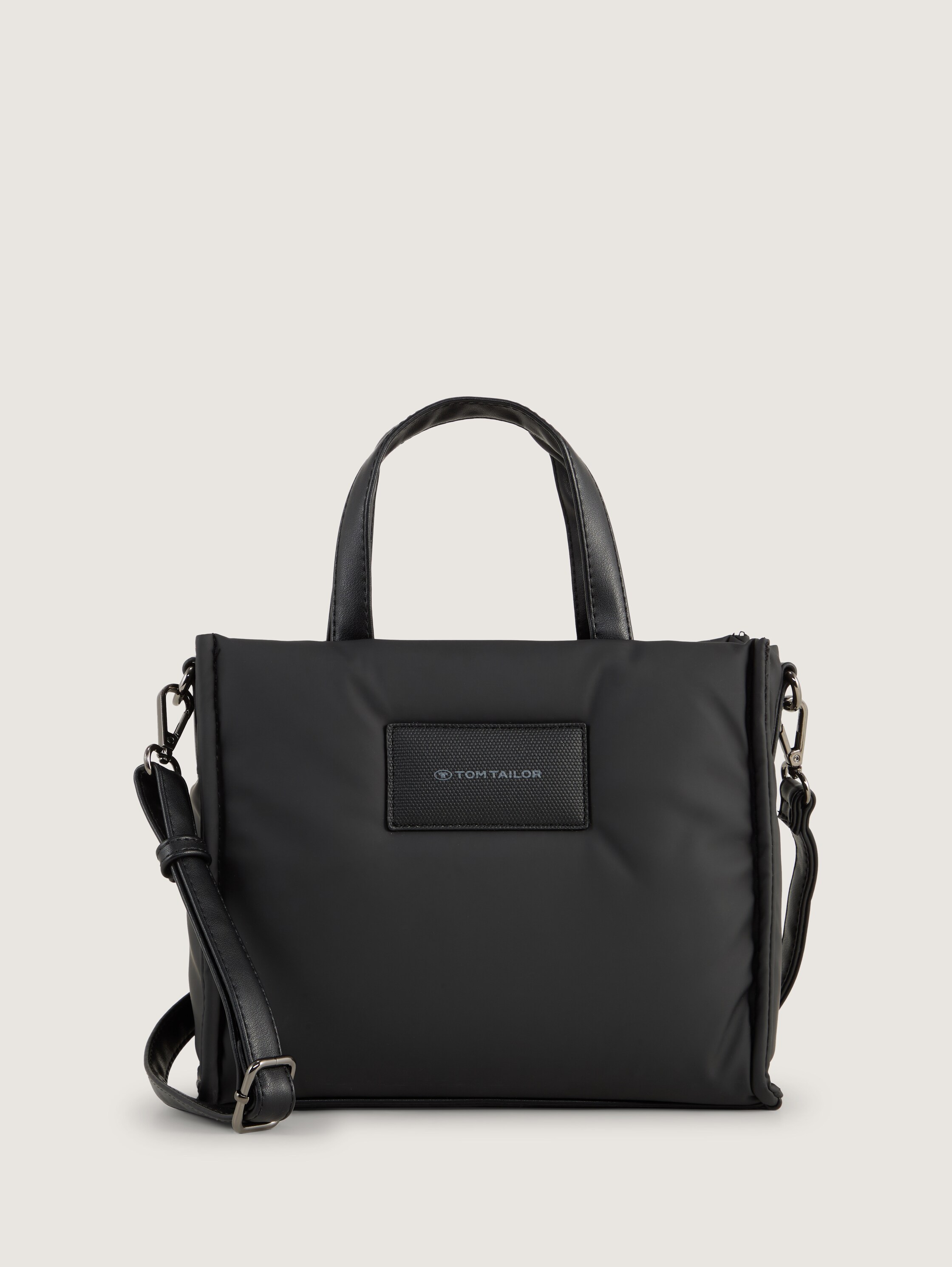 TTPATTI S shopper met ritssluiting en padding - schwarz_black - 