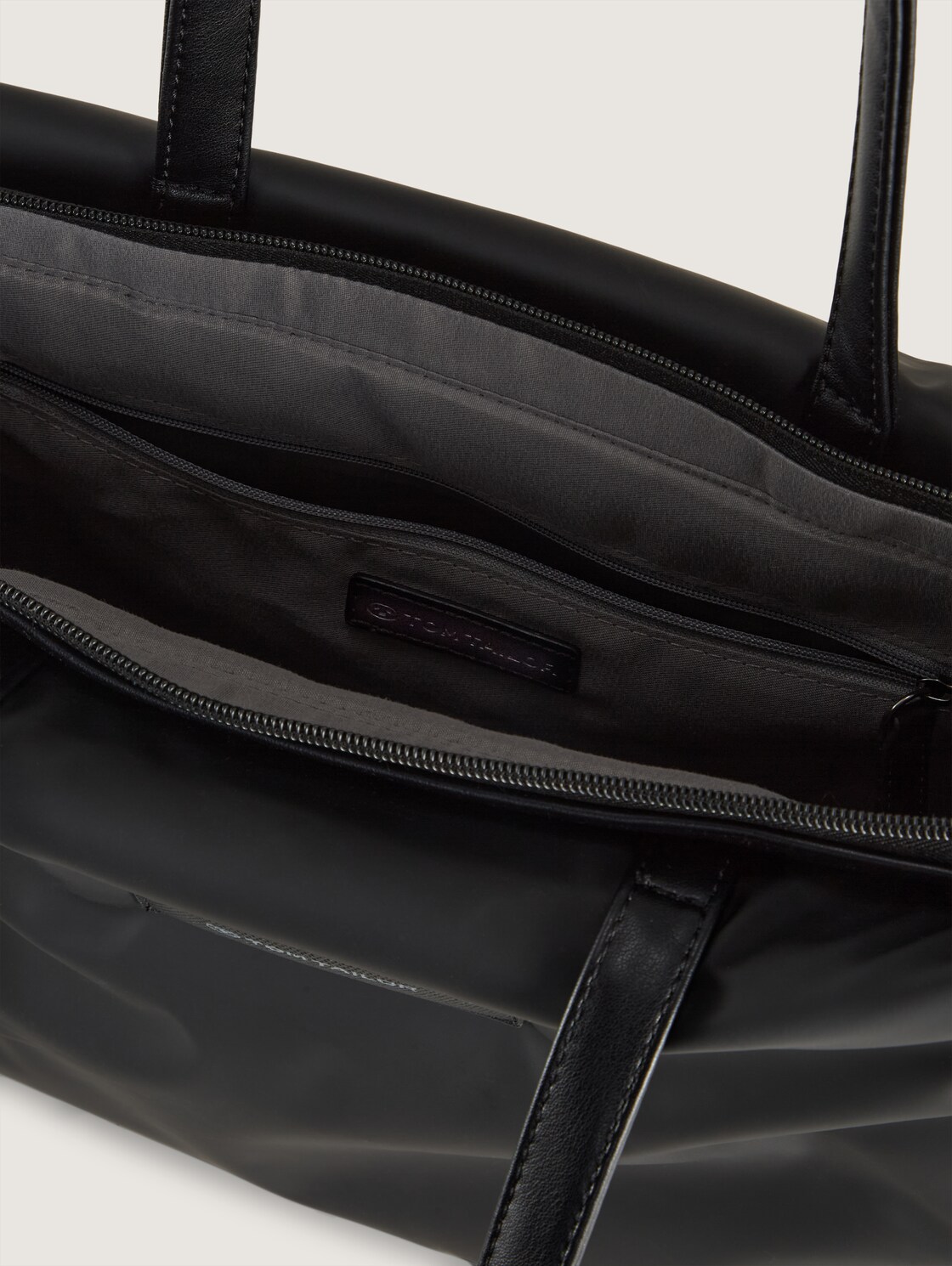 TTPATTI L Shopper - schwarz / black - seitliche Produkt-Ansicht 