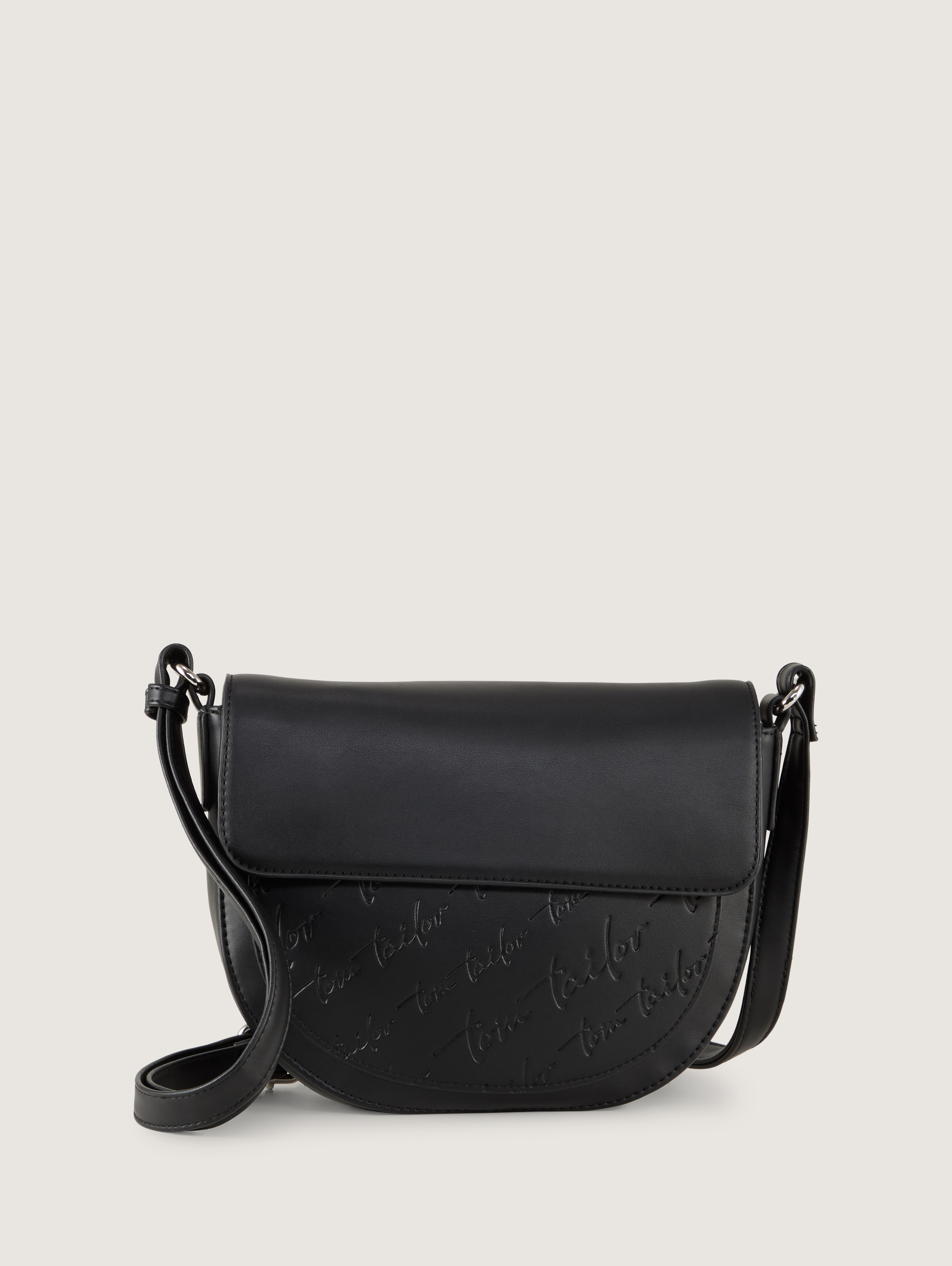 TTWENDI Umhängetasche mit Umschlag und Logo-Prägung von Women, schwarz / black