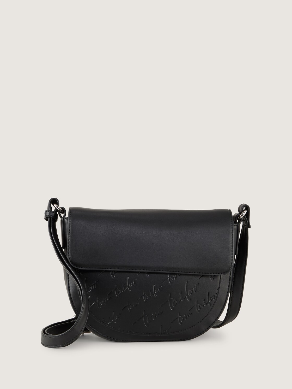 TTWENDI Umhängetasche mit Umschlag und Logo-Prägung - schwarz / black - Vorder-Produkt-Ansicht