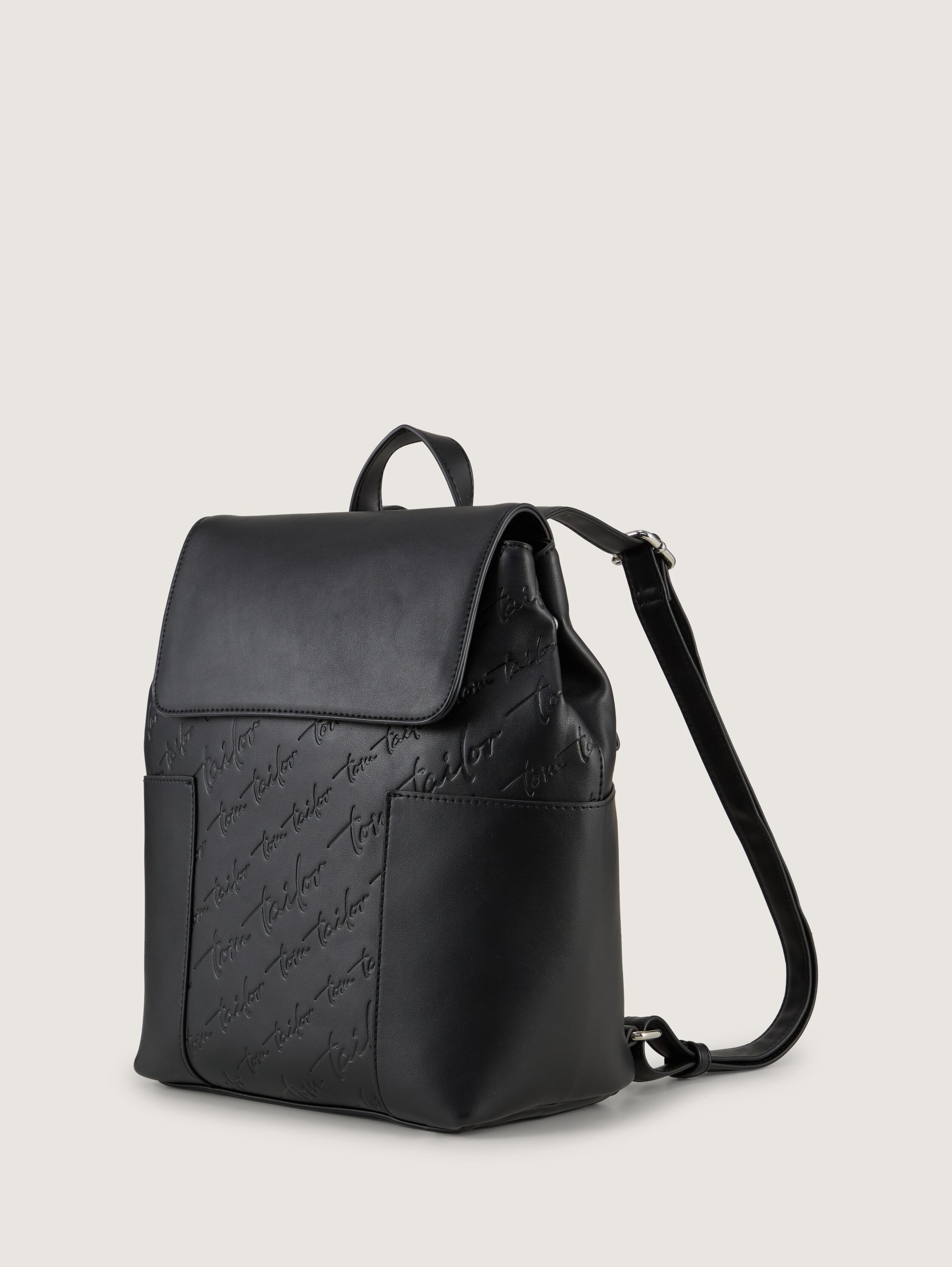 TTWENDI M Rucksack mit Logo-Prägung - schwarz_black - 