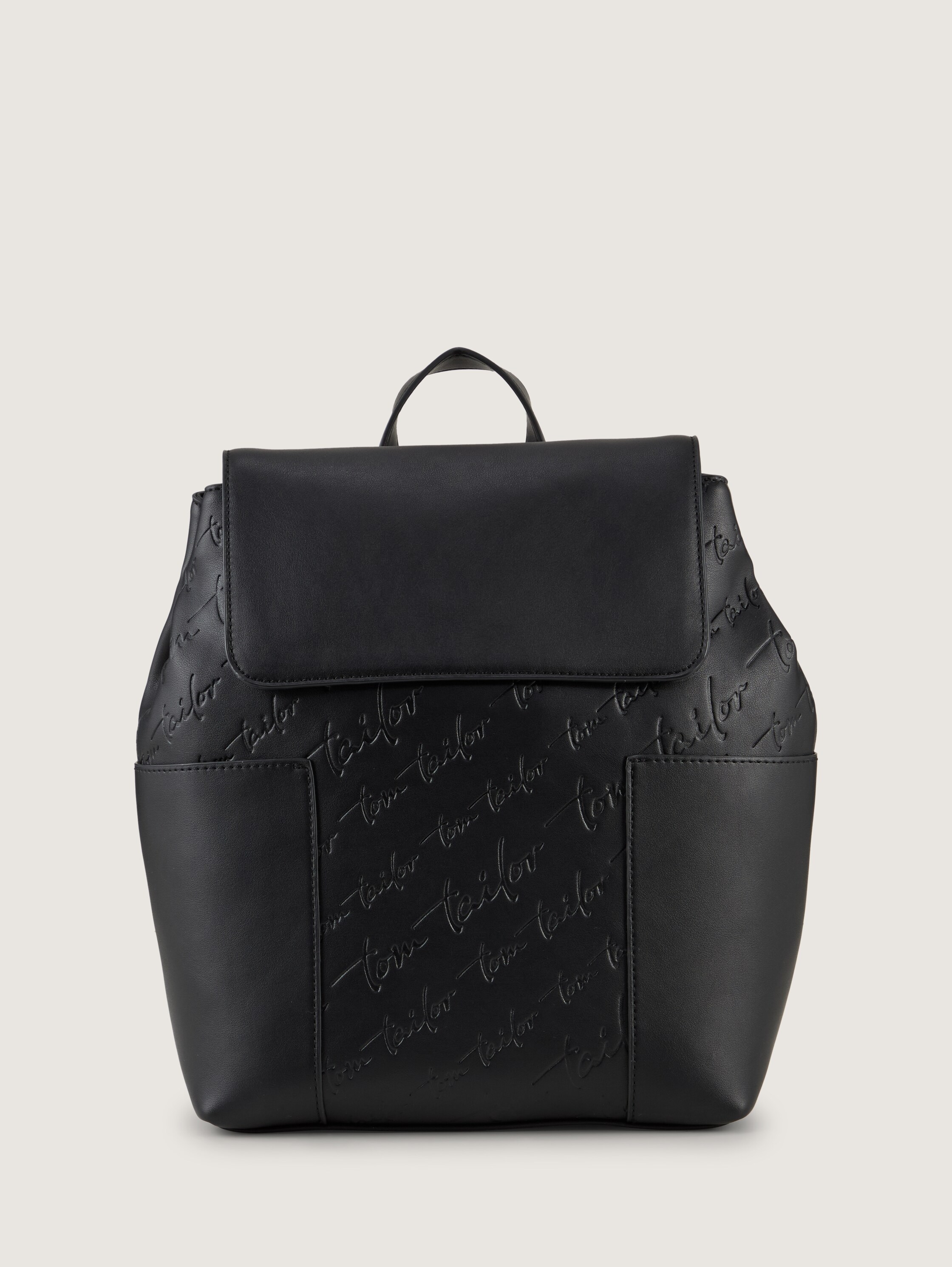 TTWENDI M Rucksack mit Logo-Prägung - schwarz_black - 