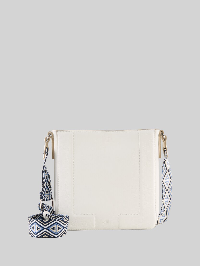TTNANI M shoulder bag with woven shoulder strap by Women, white