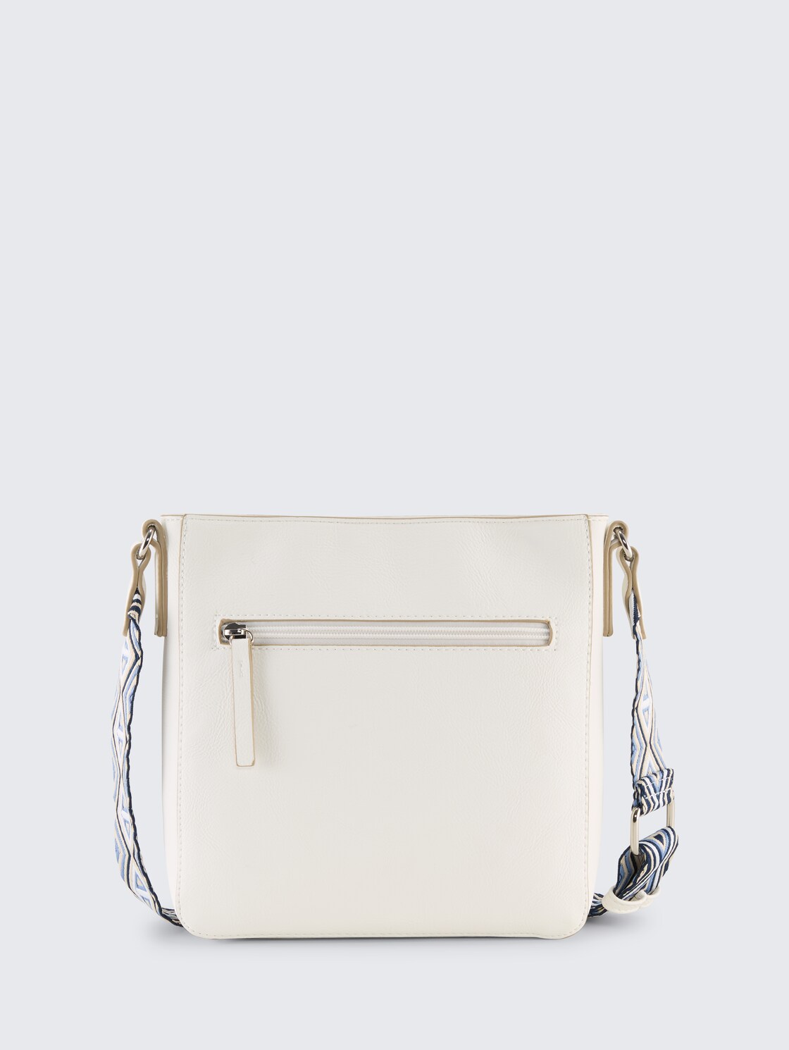 TTNANI M Umhängetasche mit gewebtem Trageriemen - white - Produkt-Rückansicht