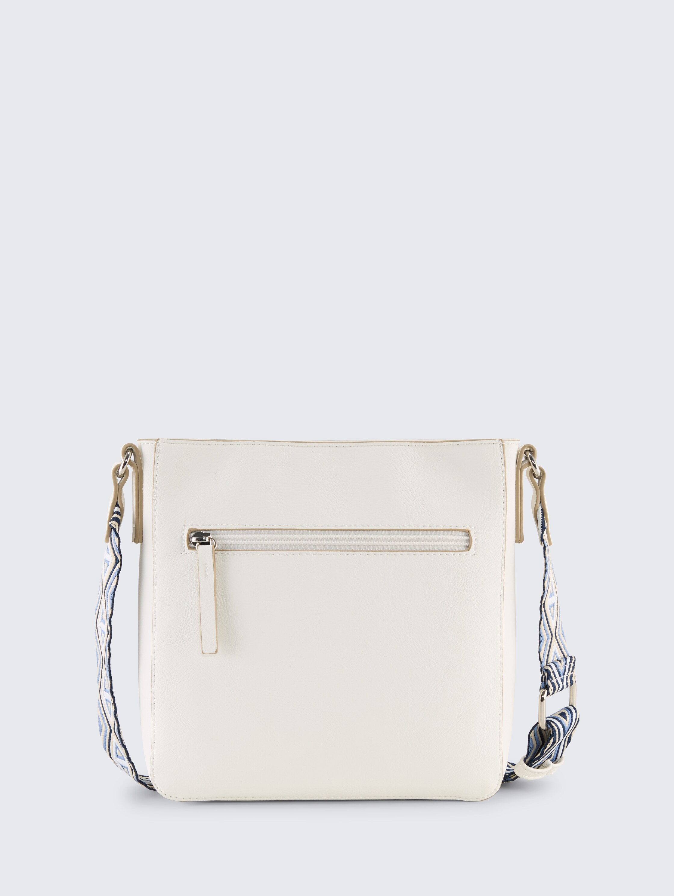 TTNANI M Umhängetasche mit gewebtem Trageriemen - white_1 - 