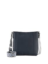 Niet geselecteerd, TTNANI M schoudertas met geweven schouderriem door , blauw