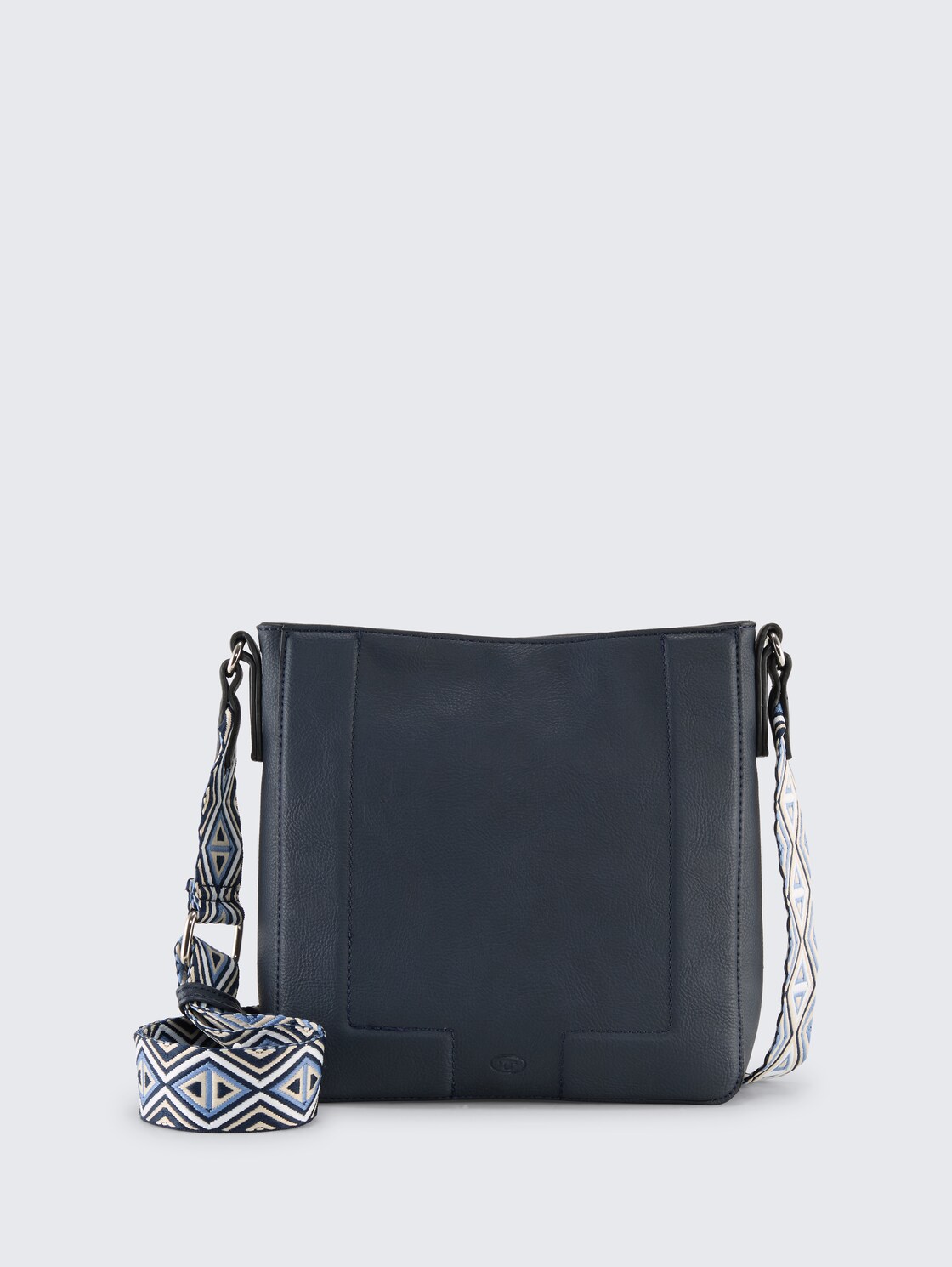 TTNANI M Umhängetasche mit gewebtem Trageriemen - dark blue - Vorder-Produkt-Ansicht