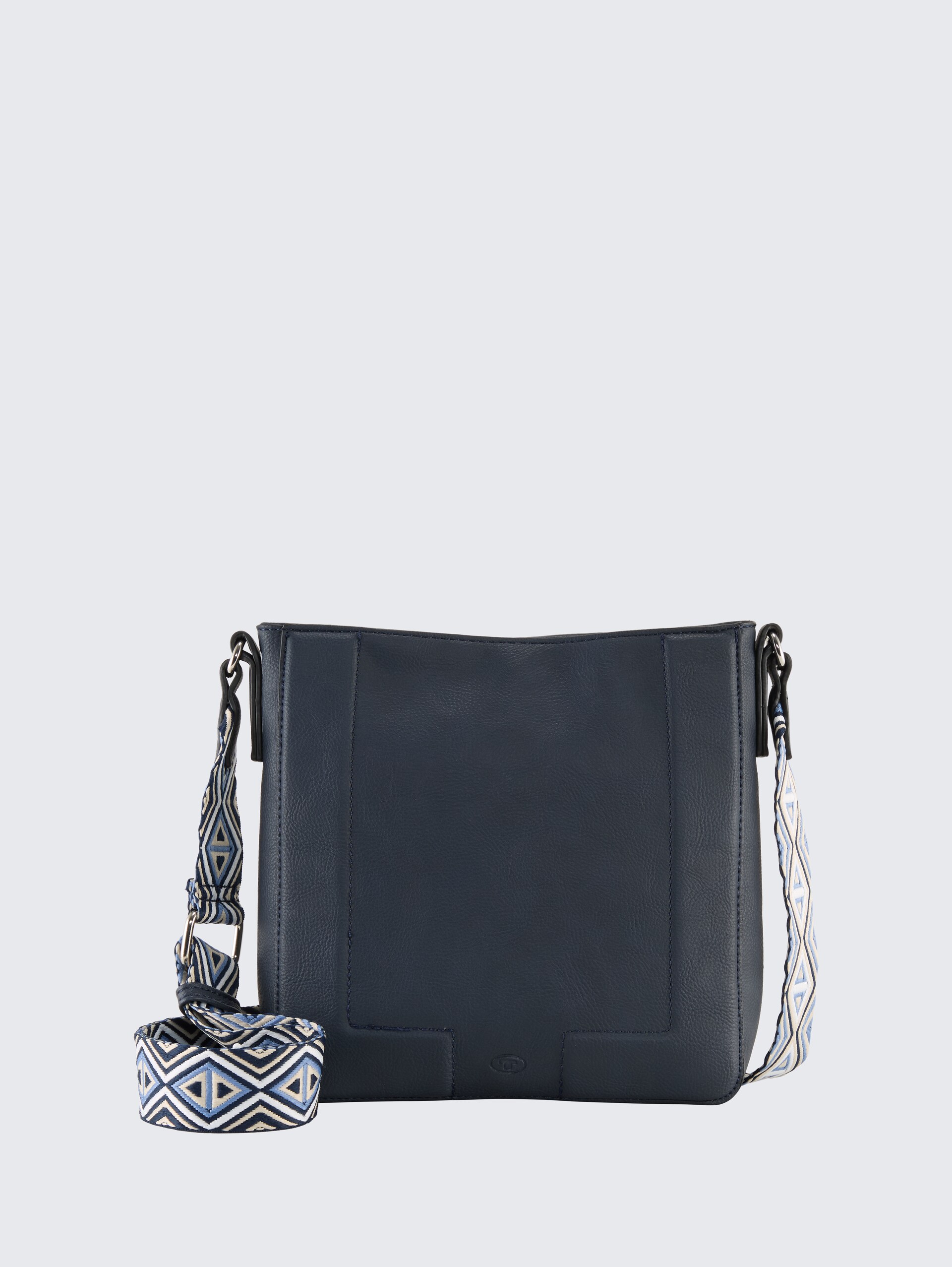 TTNANI M Umhängetasche mit gewebtem Trageriemen - dark blue - Vorder-Produkt-Ansicht