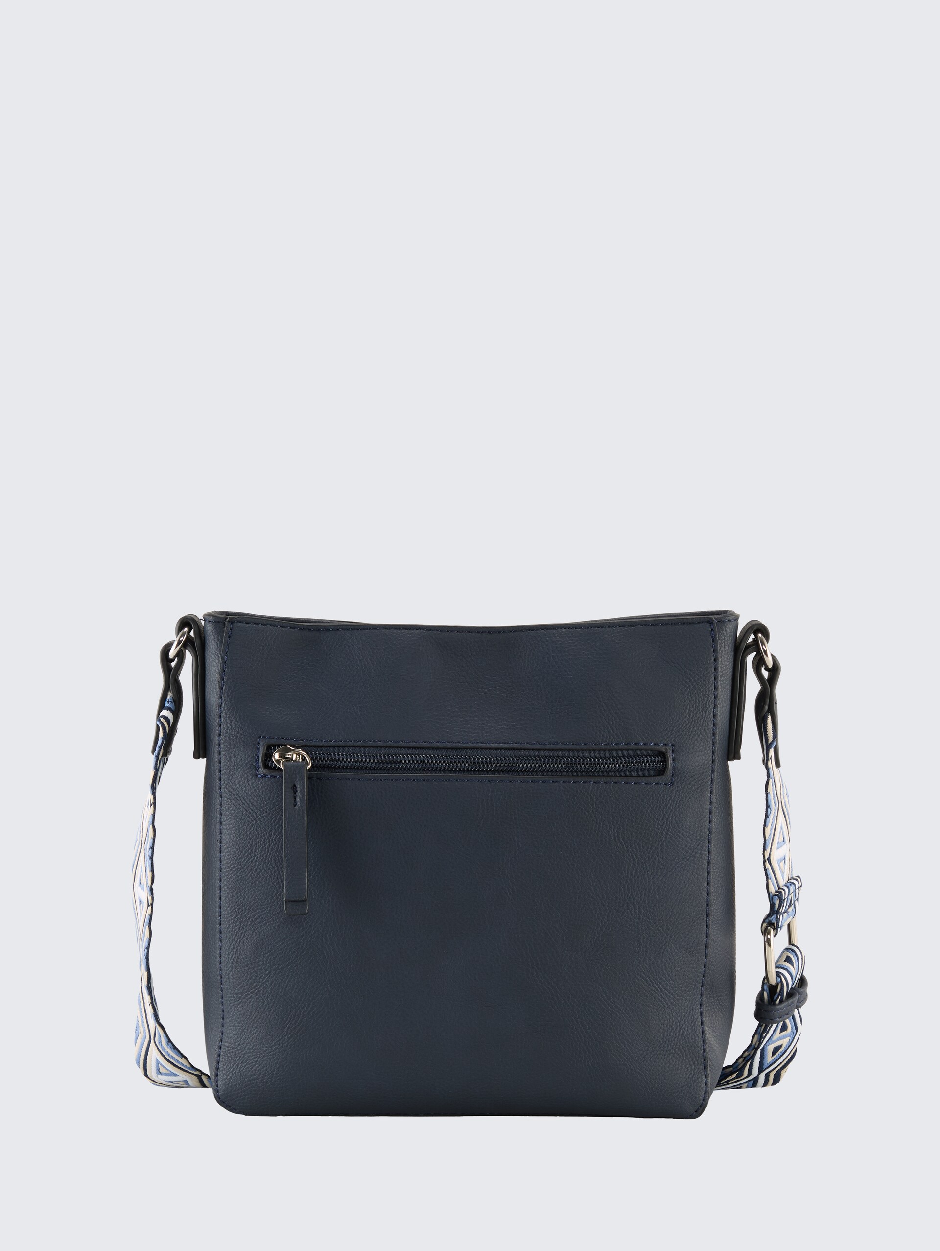 TTNANI M Umhängetasche mit gewebtem Trageriemen - dark blue - Produkt-Rückansicht