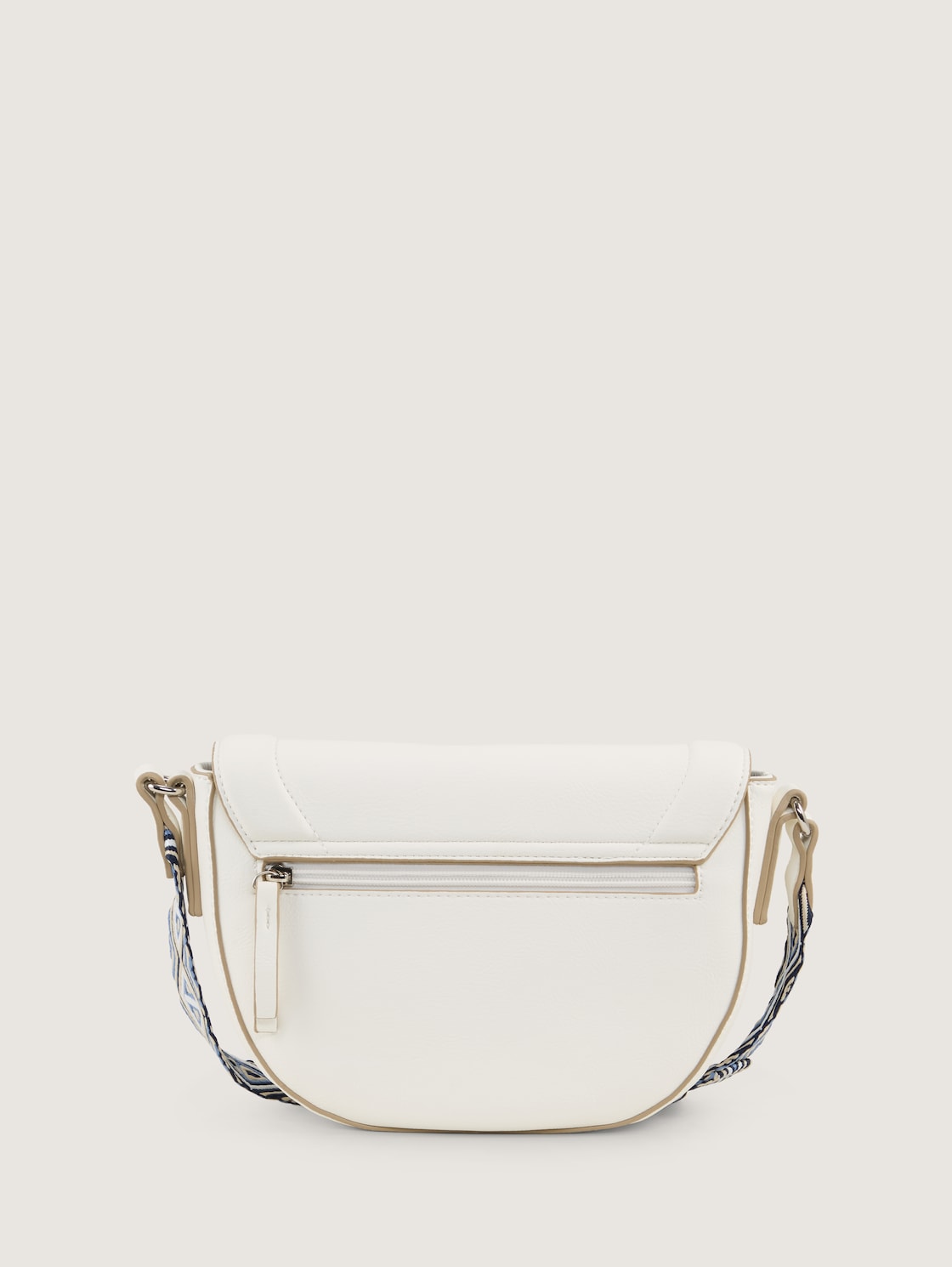 TTNANI Umhängetasche mit gemustertem Webriemen - white - Produkt-Rückansicht