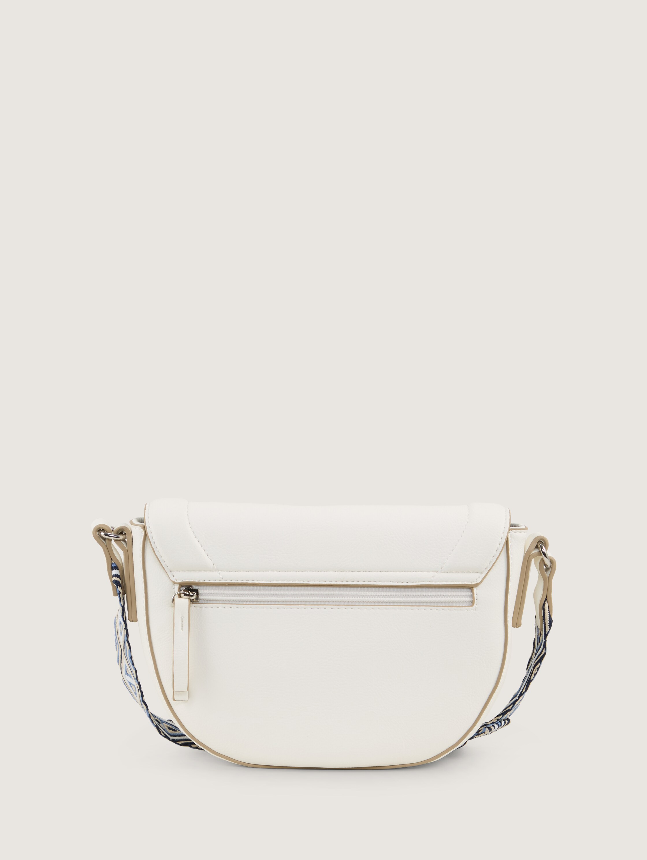 TTNANI Umhängetasche mit gemustertem Webriemen - white_1 - 