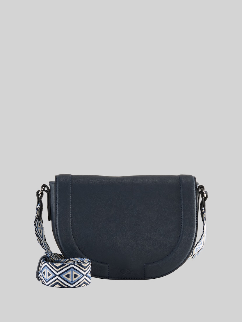 TTNANI shoulder bag with patterned woven strap by Women, dark blue
