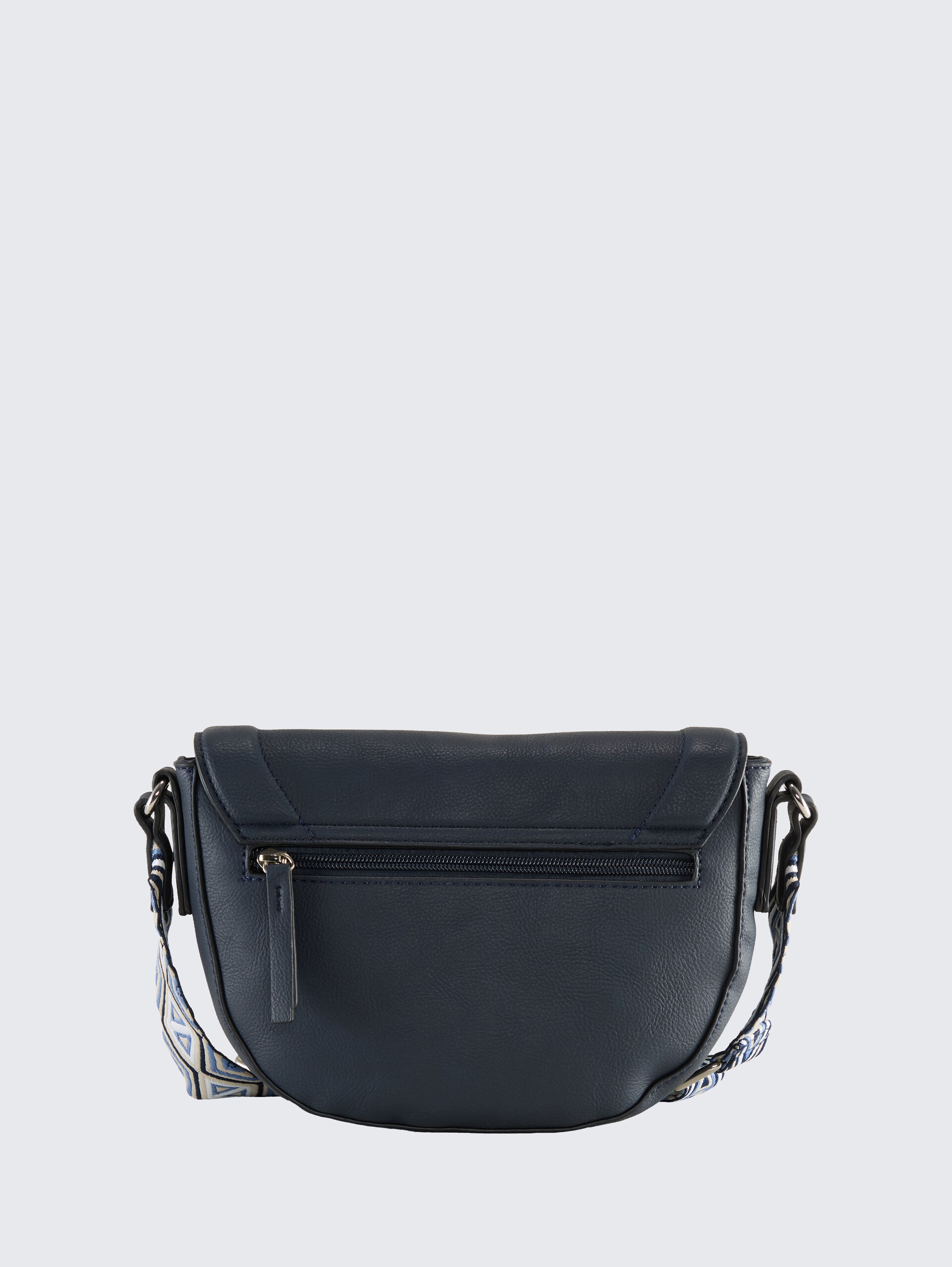 TTNANI Umhängetasche mit gemustertem Webriemen - dark blue - Produkt-Rückansicht