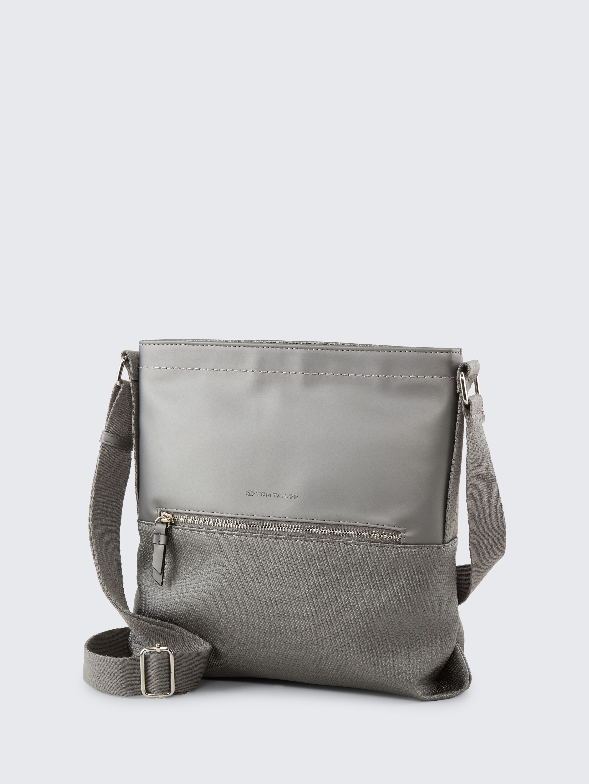 TTERIN M Umhängetasche aus Lederimitat - metallic_grey - 