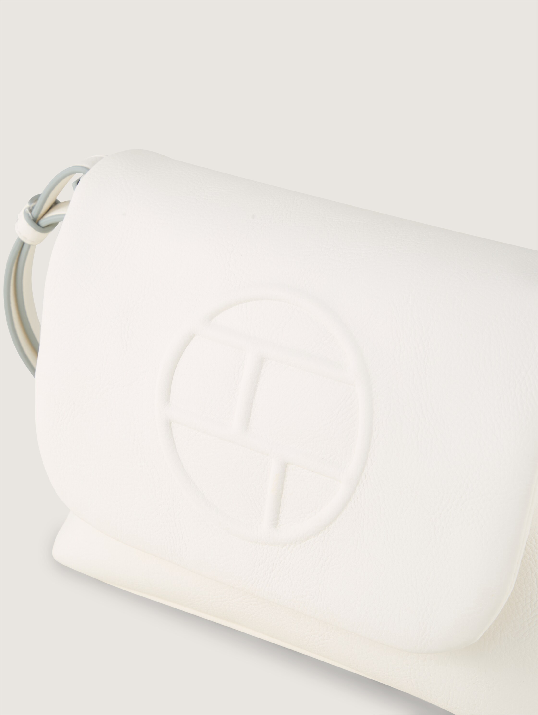 TTROSABEL M Umhängetasche mit Umschlag und Logo-Prägung - white_1 - 