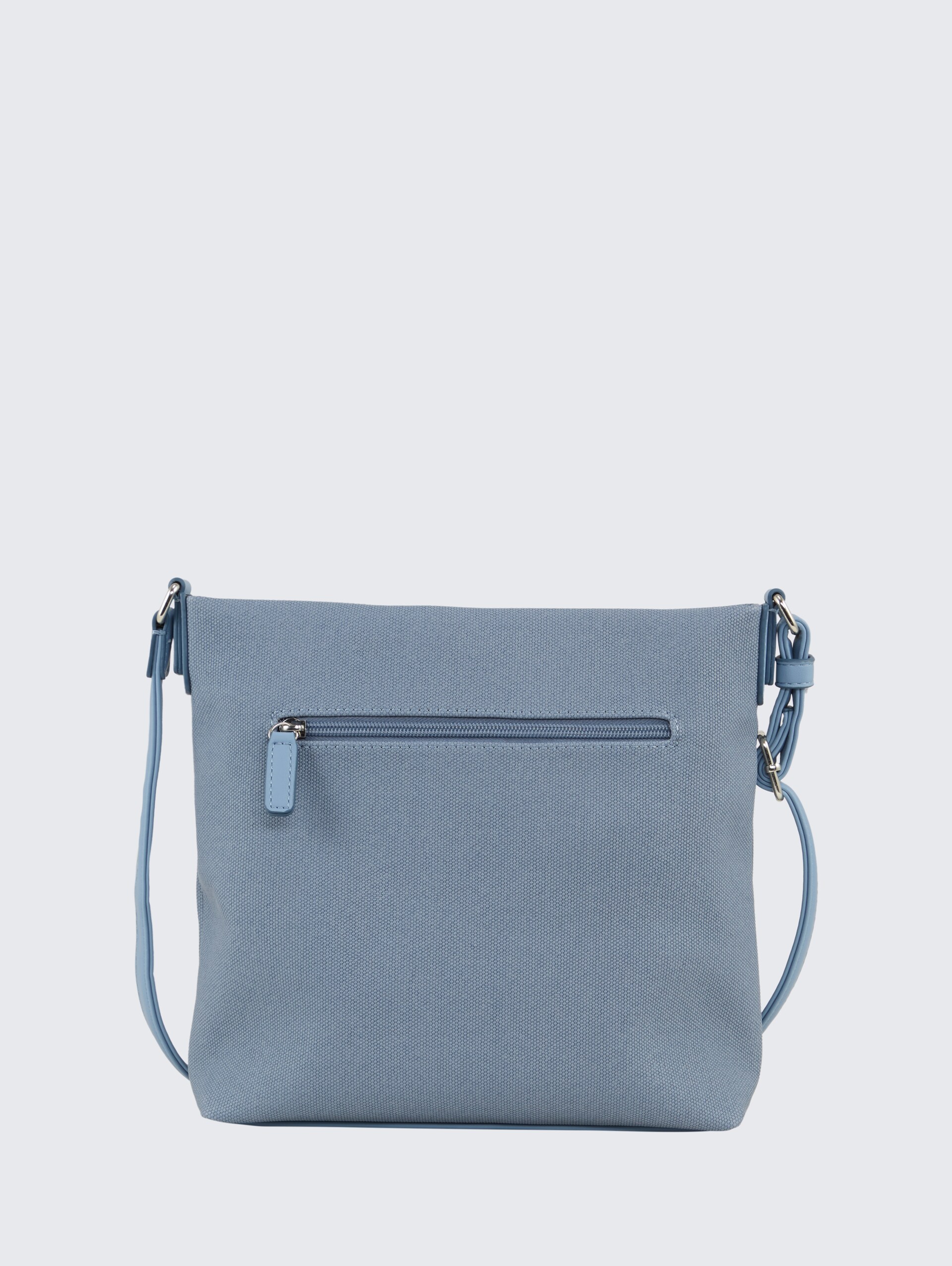 TTROSA S Umhängetasche in Canvas-Optik - mid blue - Produkt-Rückansicht
