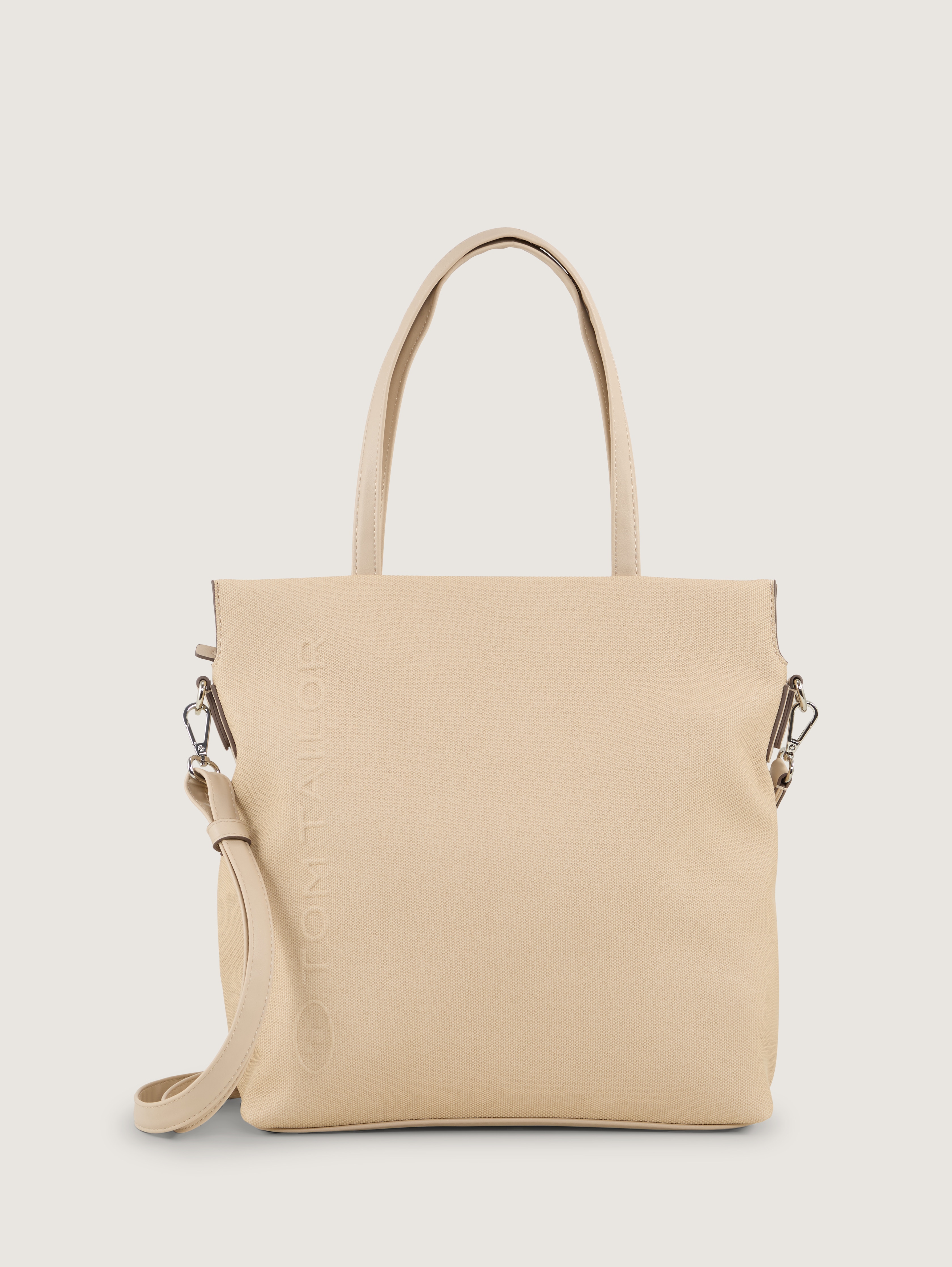 TTROSA M Zip Shopper mit doppeltem Riemen von Women, beige / beige