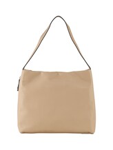 Niet geselecteerd, TTYUMA M buideltas met logo in reliëf door , bruin