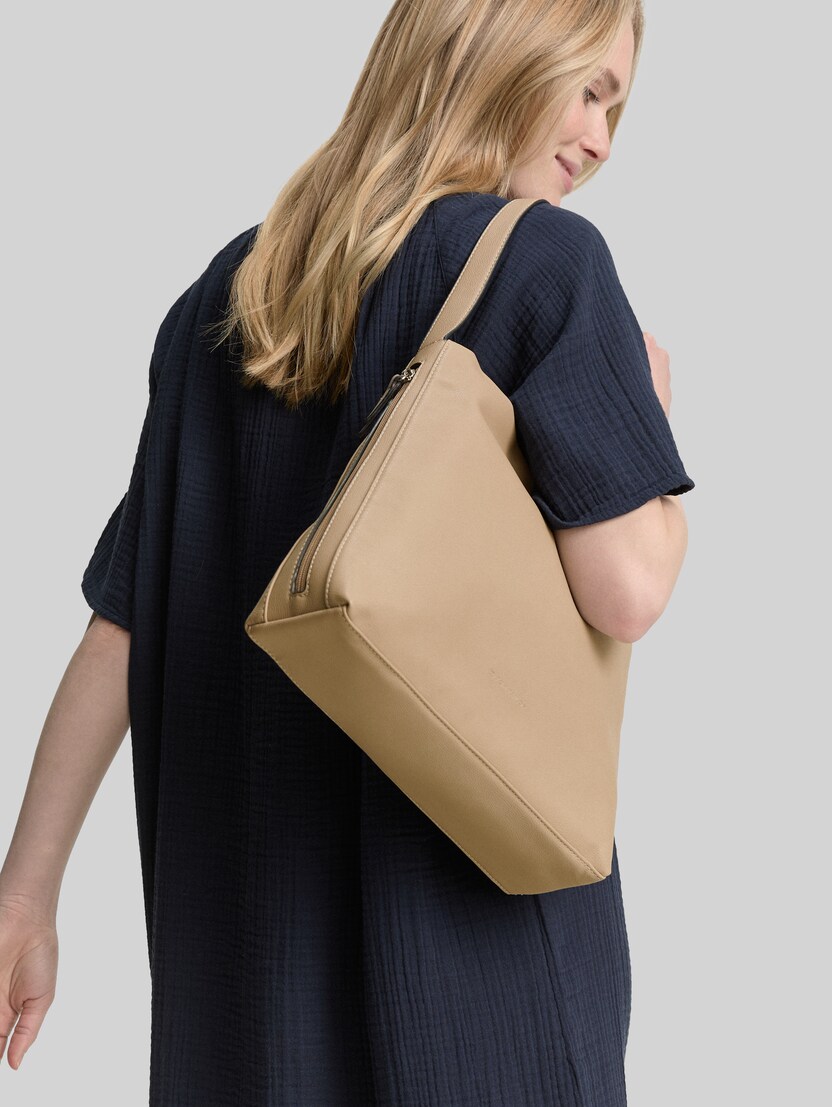 TTYUMA M Beuteltasche mit Logo-Prägung von Women, taupe / taupe