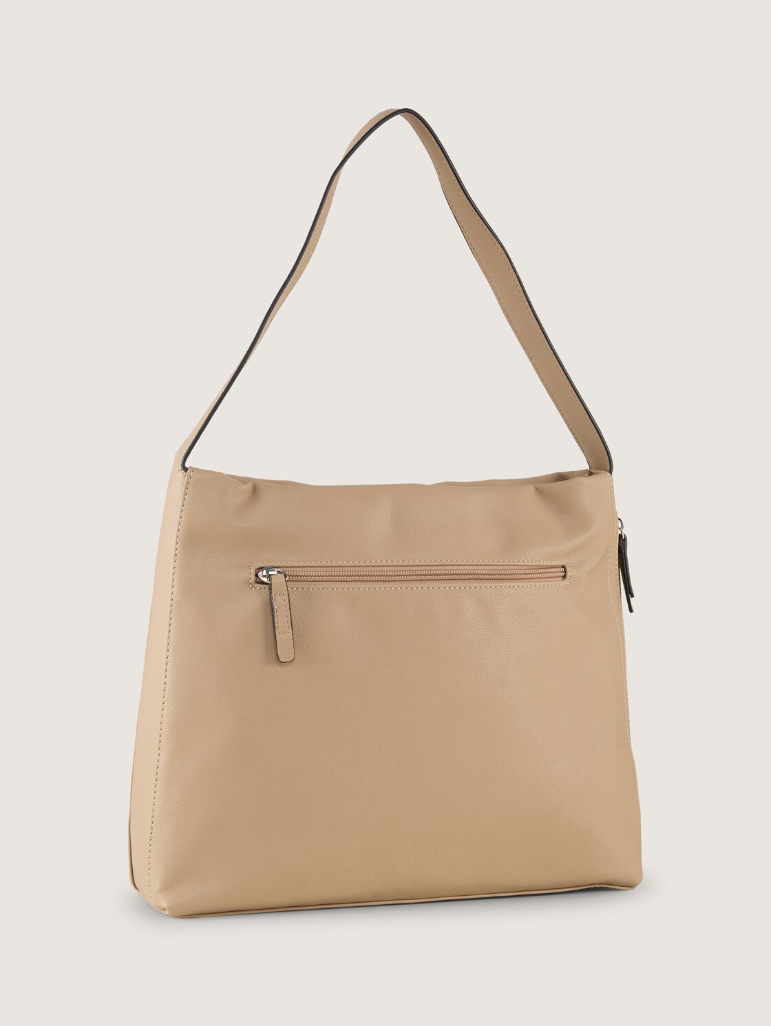 TTYUMA M Beuteltasche mit Logo-Prägung - taupe / taupe - Produkt-Rückansicht