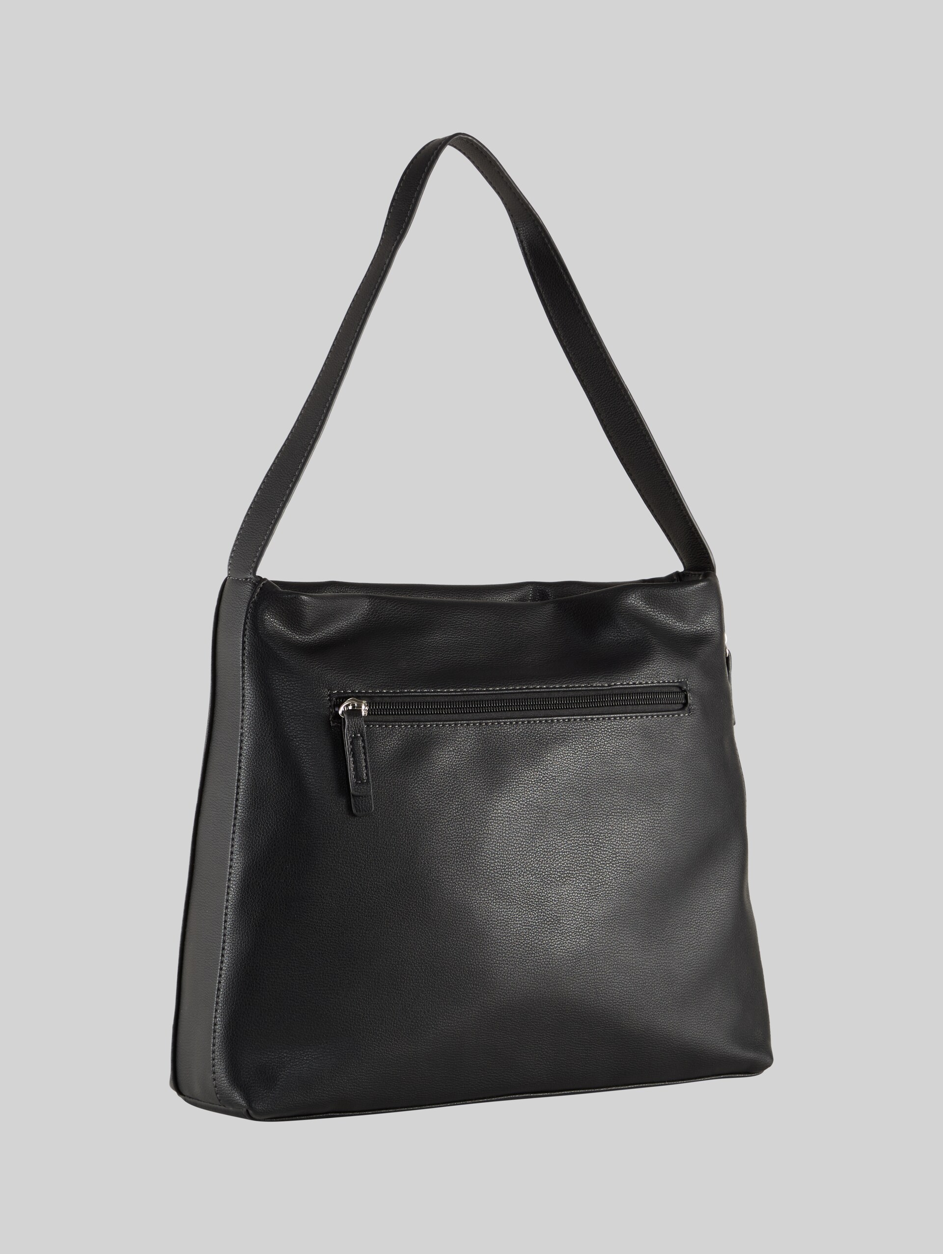 TTYUMA M pouch bag with embossed logo - schwarz / black - Product rear view