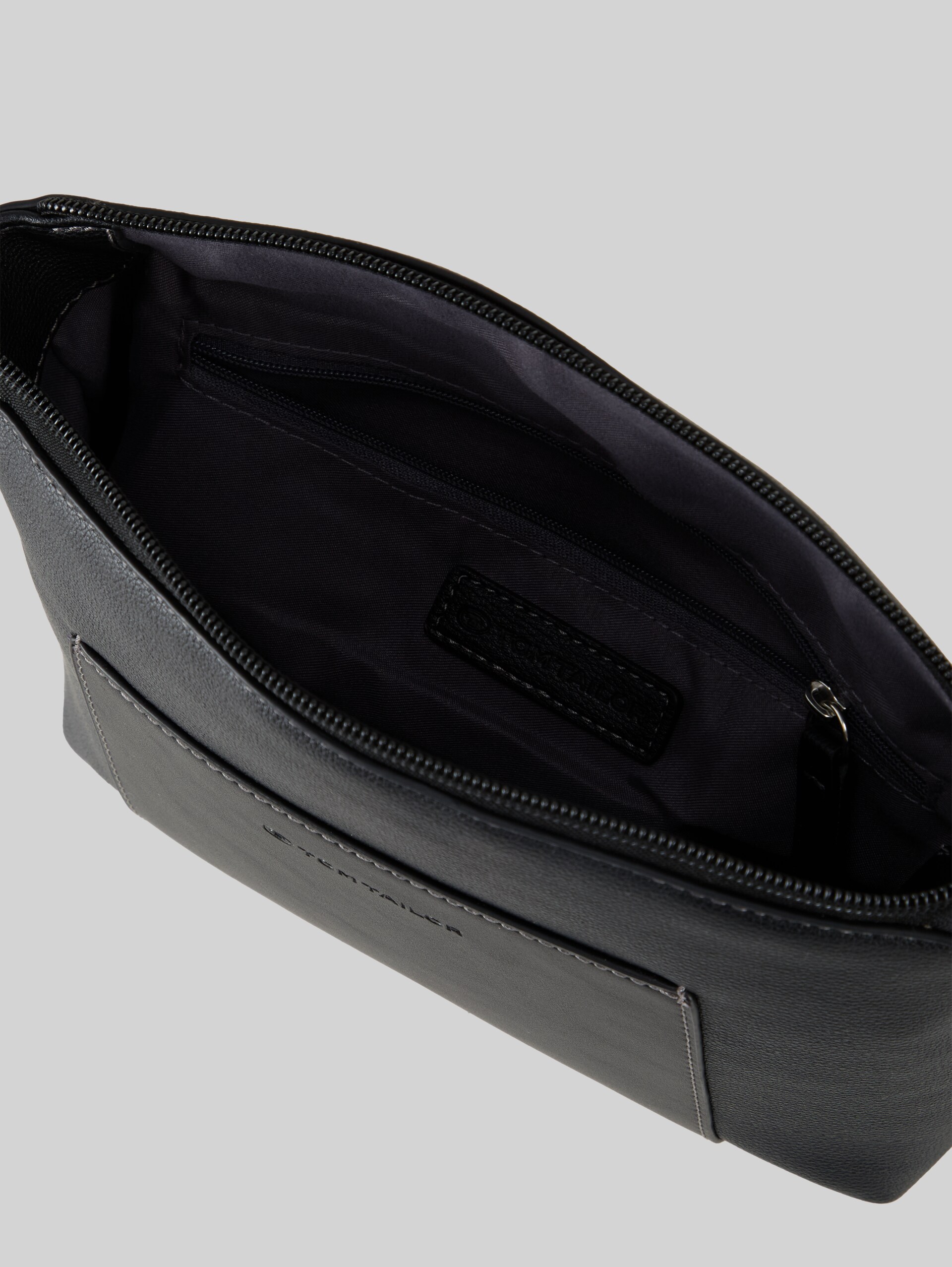TTAMARIS S shoulder bag with contrast stitching - schwarz / black - side product view 