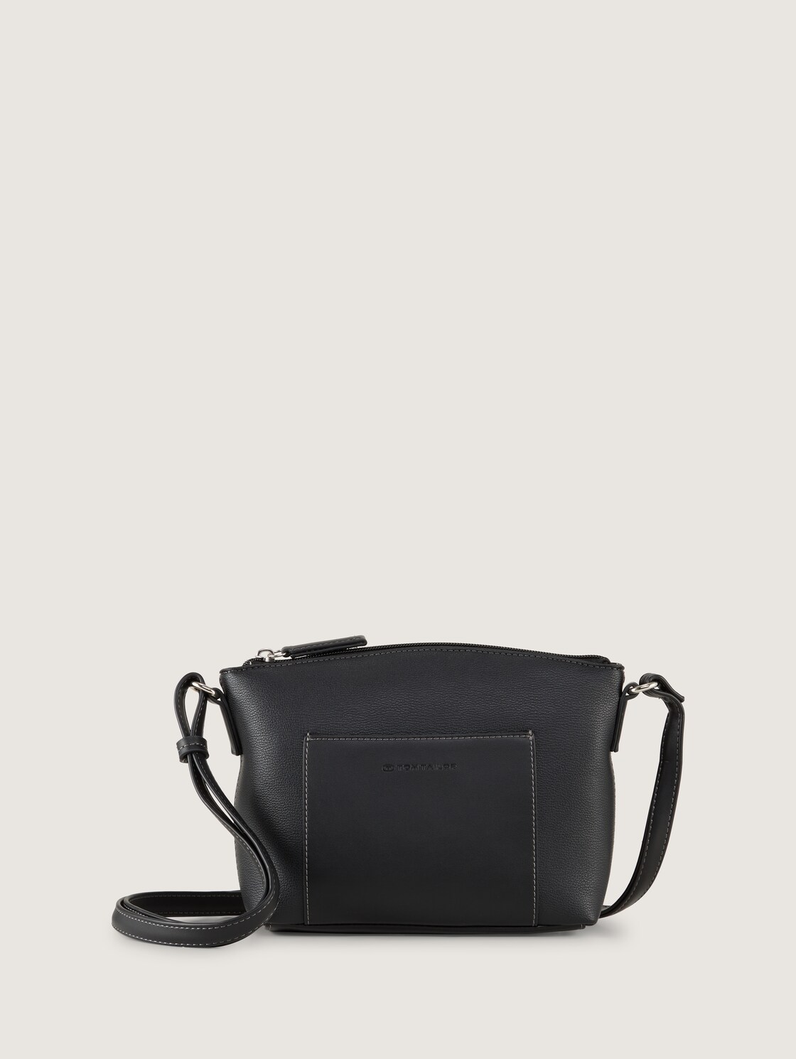 TTAMARIS S Umhängetasche mit Kontrastnähten - schwarz / black - Vorder-Produkt-Ansicht