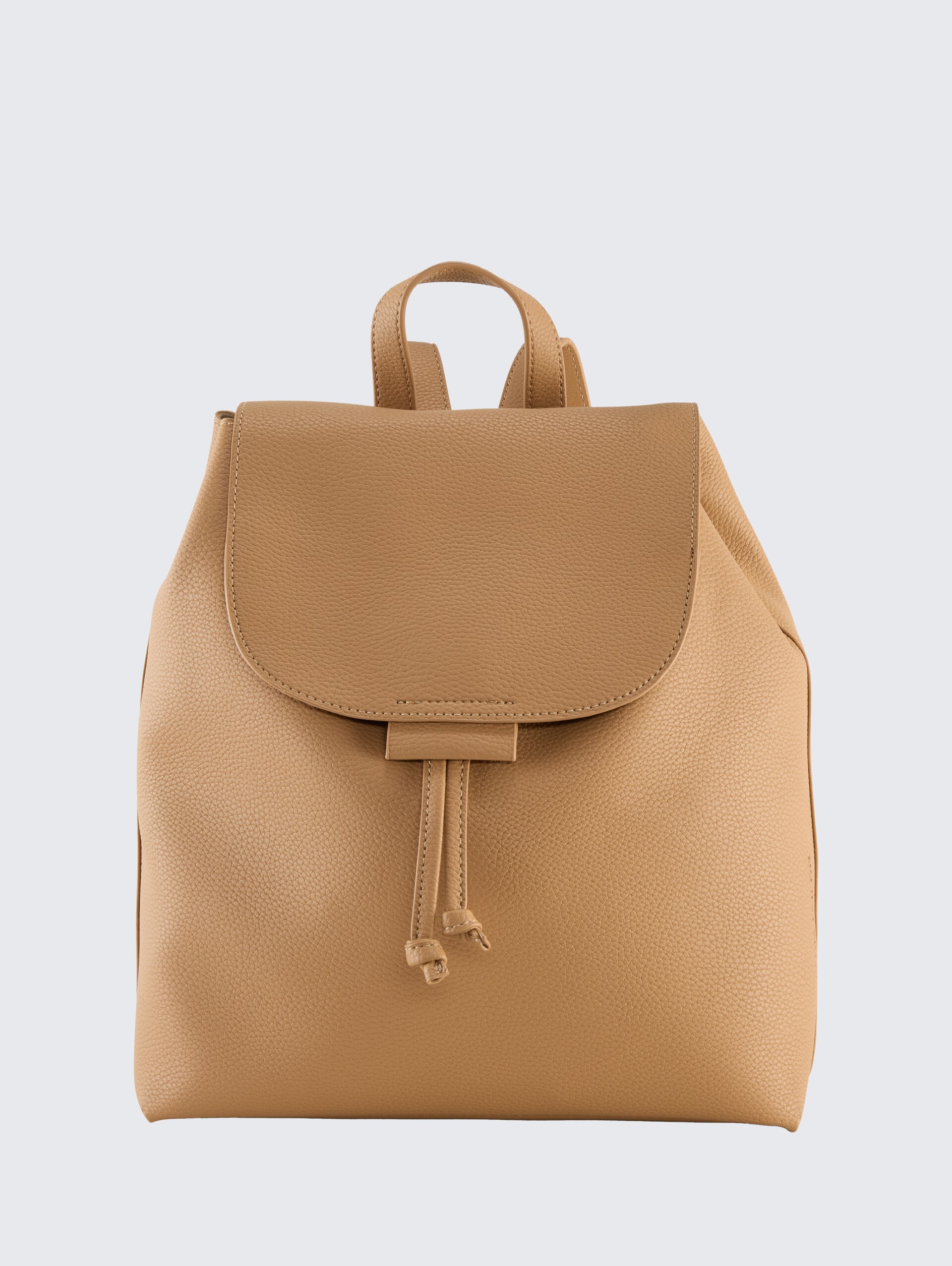 TTFILIPA M Rucksack mit Umschlag und Magnetverschluss - camel / camel nature - Vorder-Produkt-Ansicht